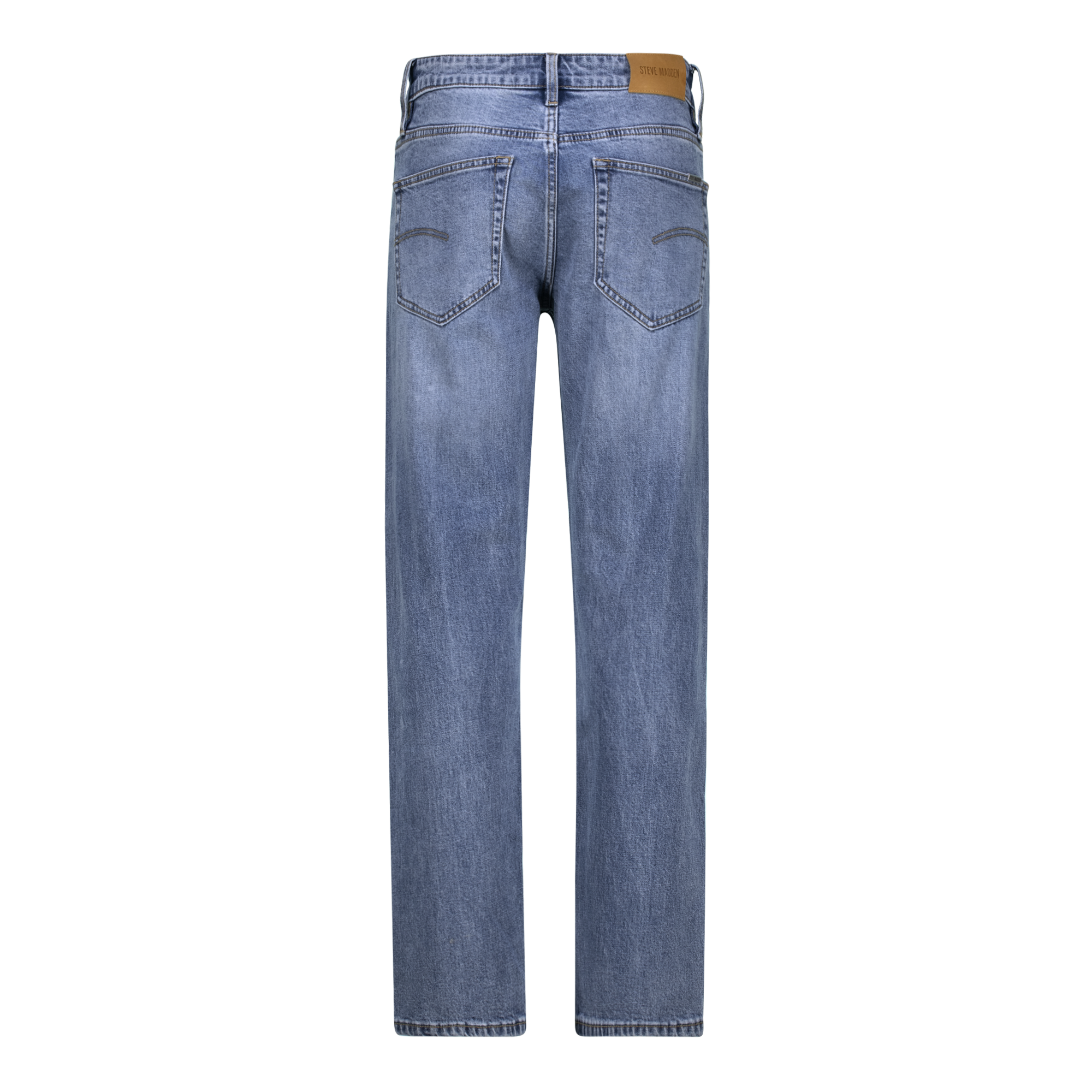 KAIRO SLIM STRAIGHT MID WASH JEANS
