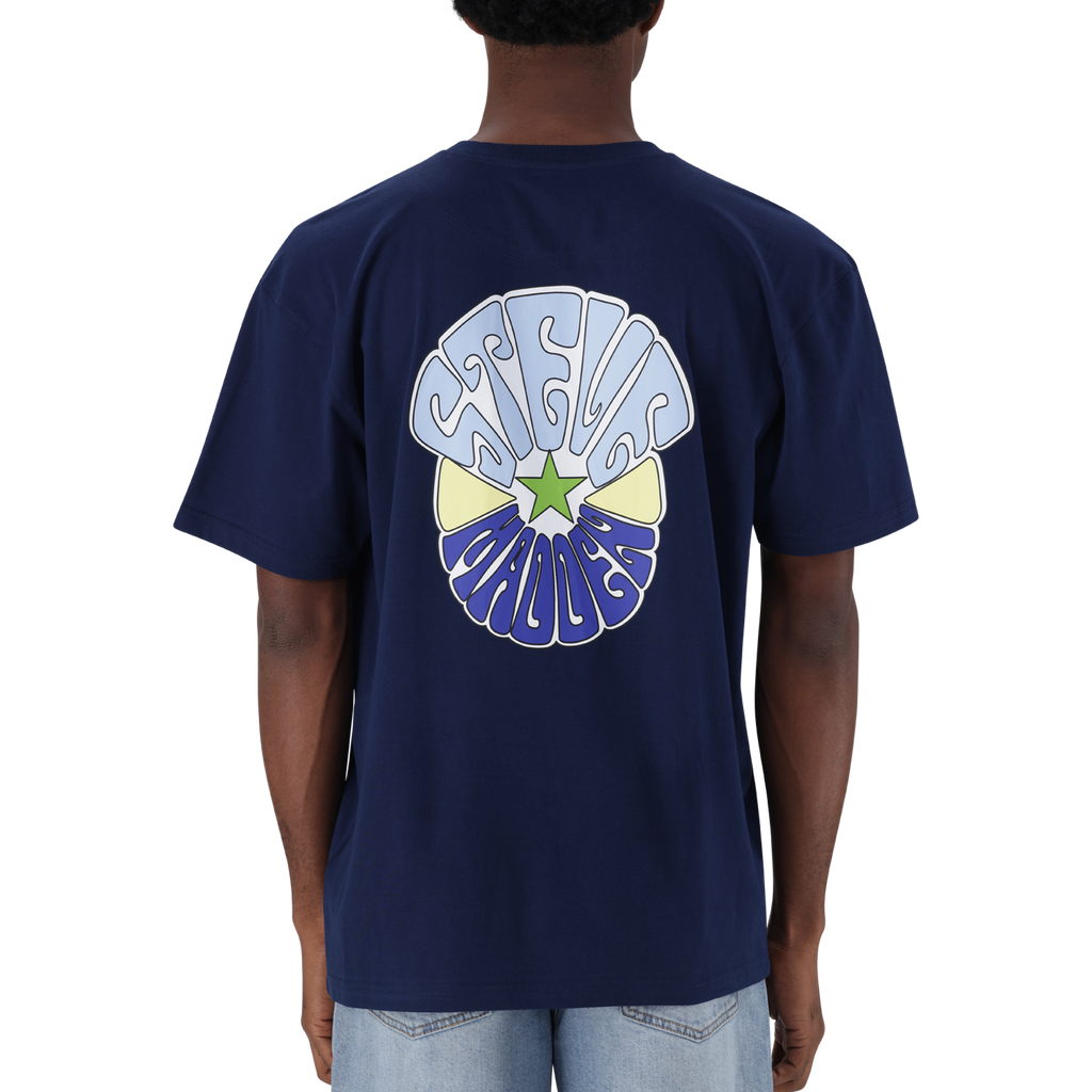 QUINCY NAVY CREW NECK T-SHIRT