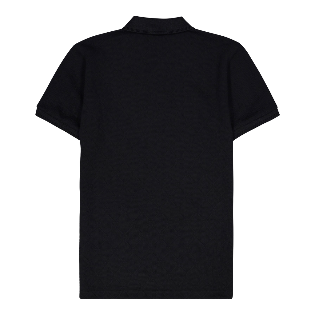 PAUL BLACK JACQUARD EMBOSSED GOLFER