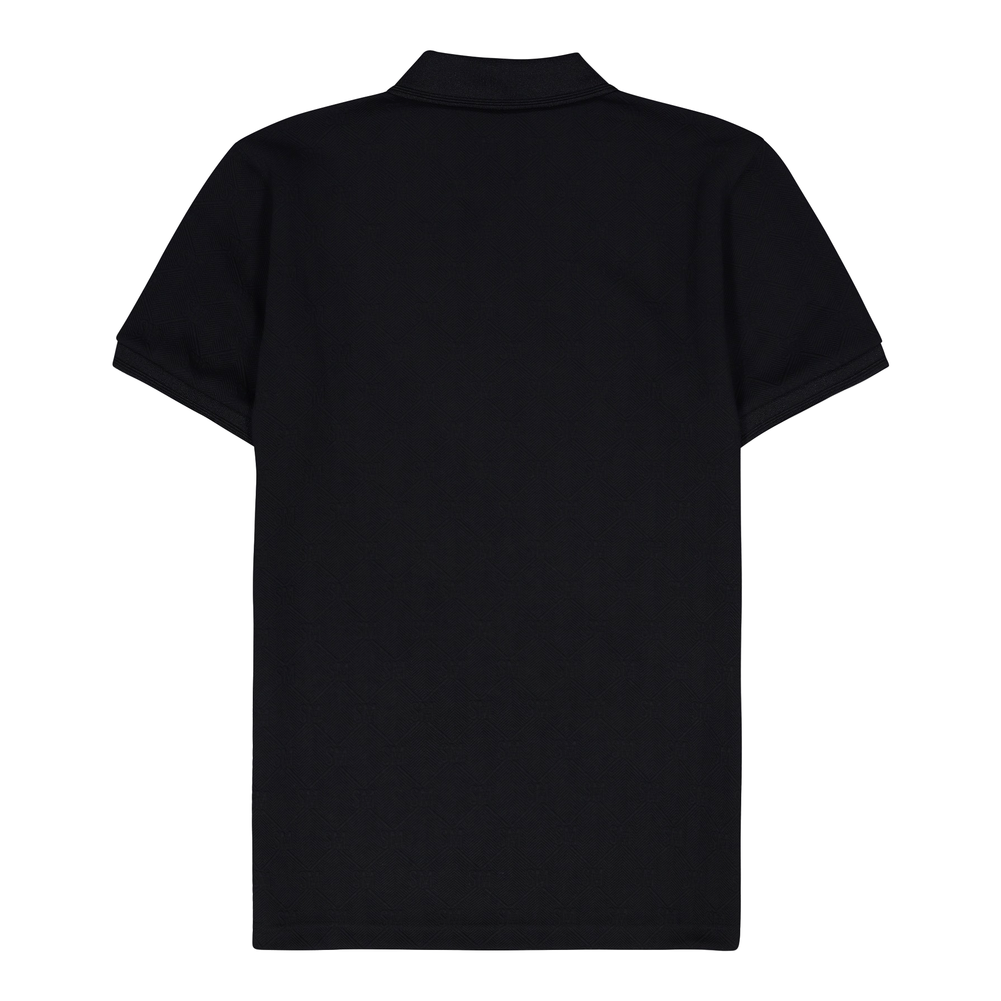 PAUL BLACK JACQUARD EMBOSSED GOLFER
