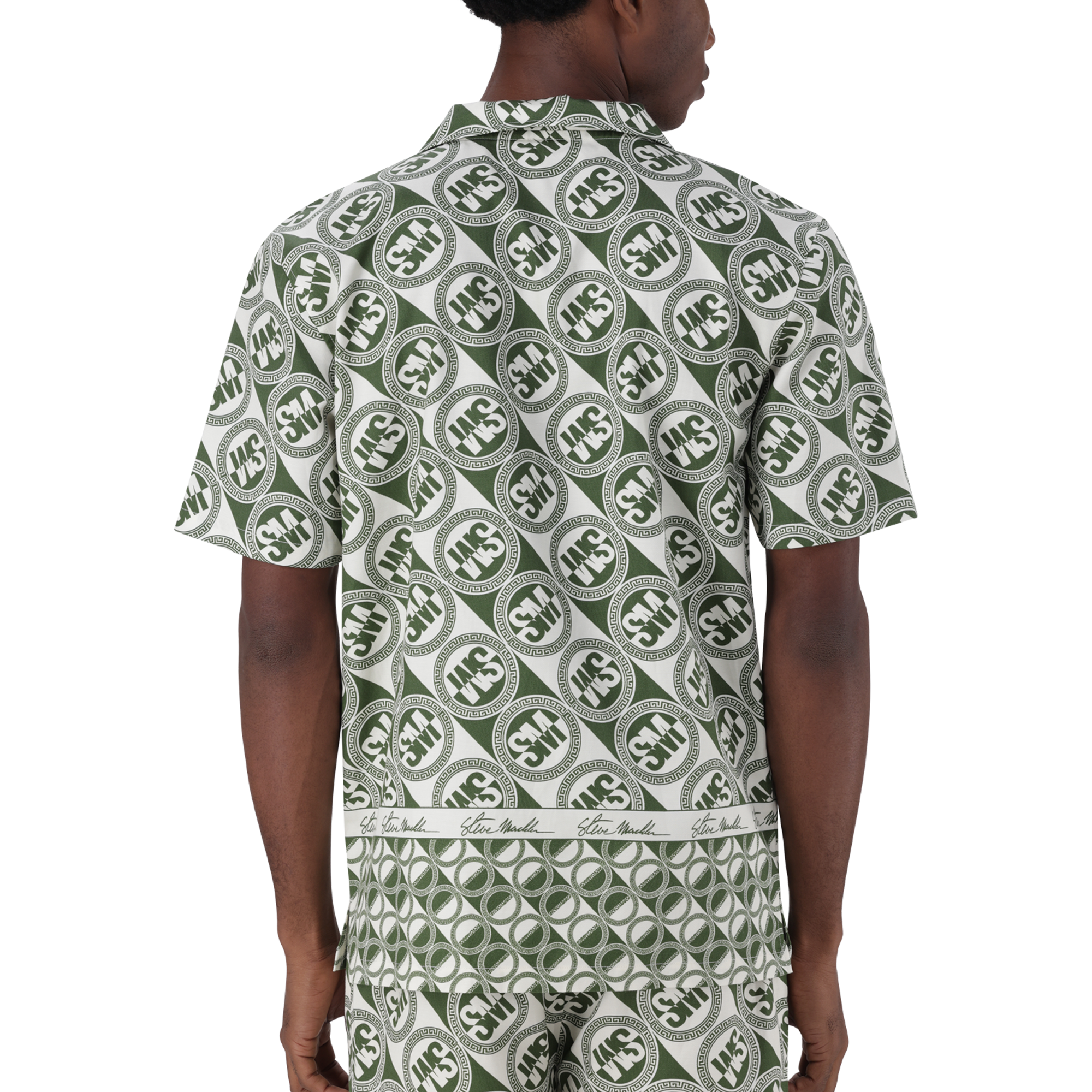 LENNON FATIGUE/CREAM LOGO PRINTED SHIRT
