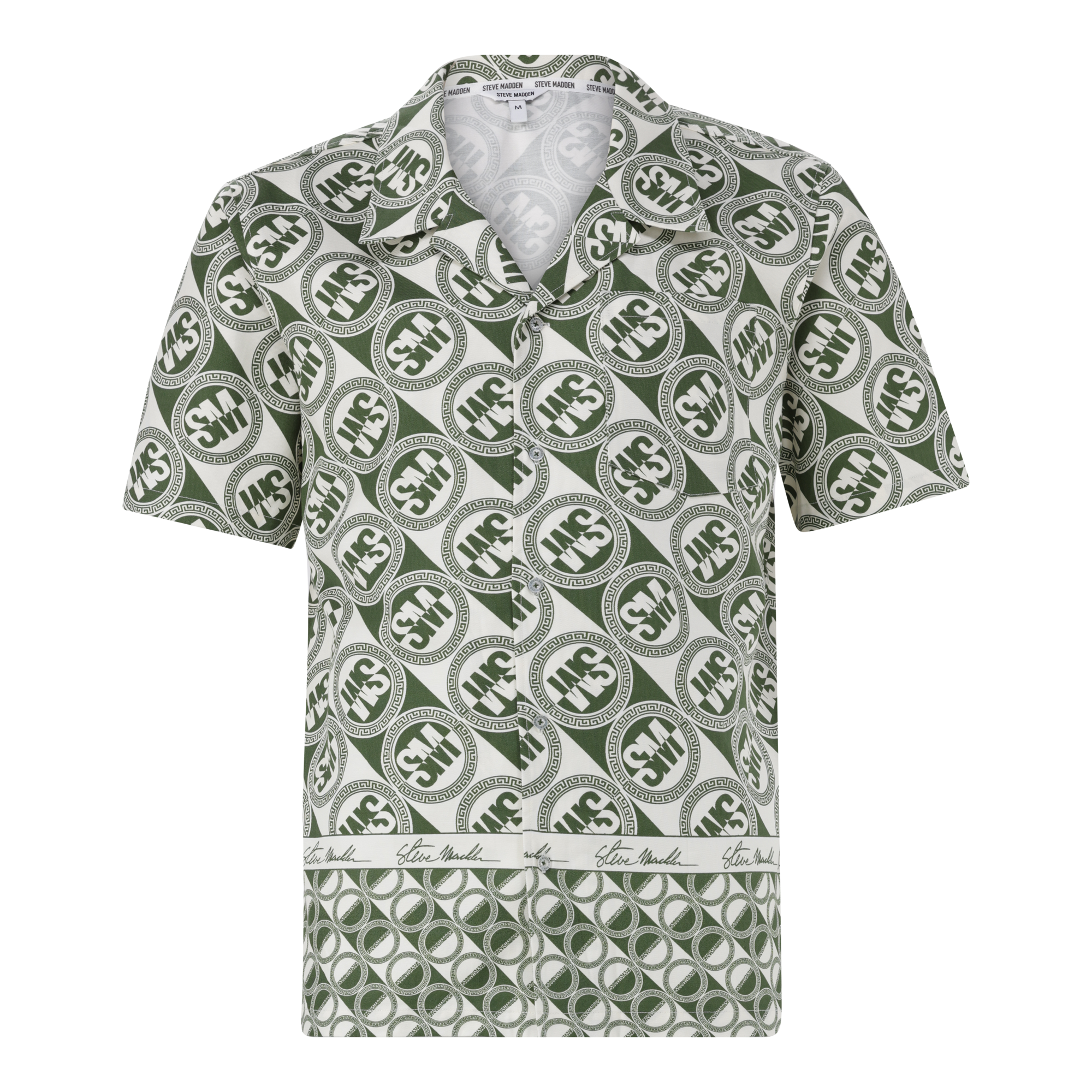 LENNON FATIGUE/CREAM LOGO PRINTED SHIRT
