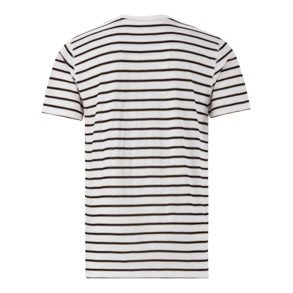 SCOTT MULTI STRIPE CREW NECK T-SHIRT