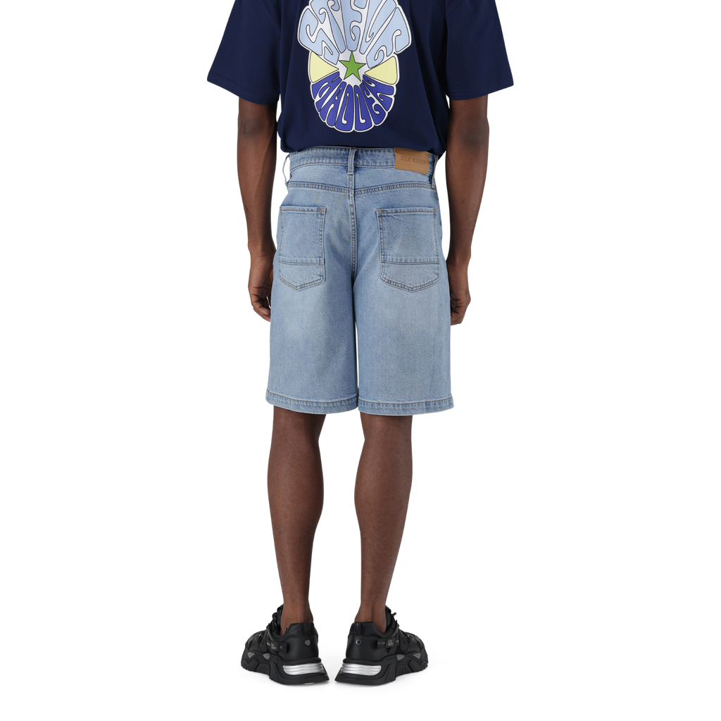 DEAN MID BLUE DENIM JORT