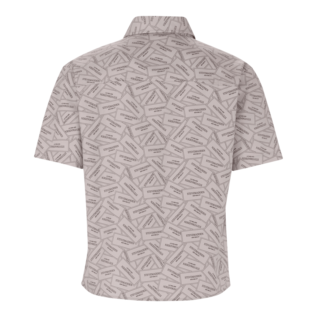 LIAN KHAKI PRINTED SHIRT