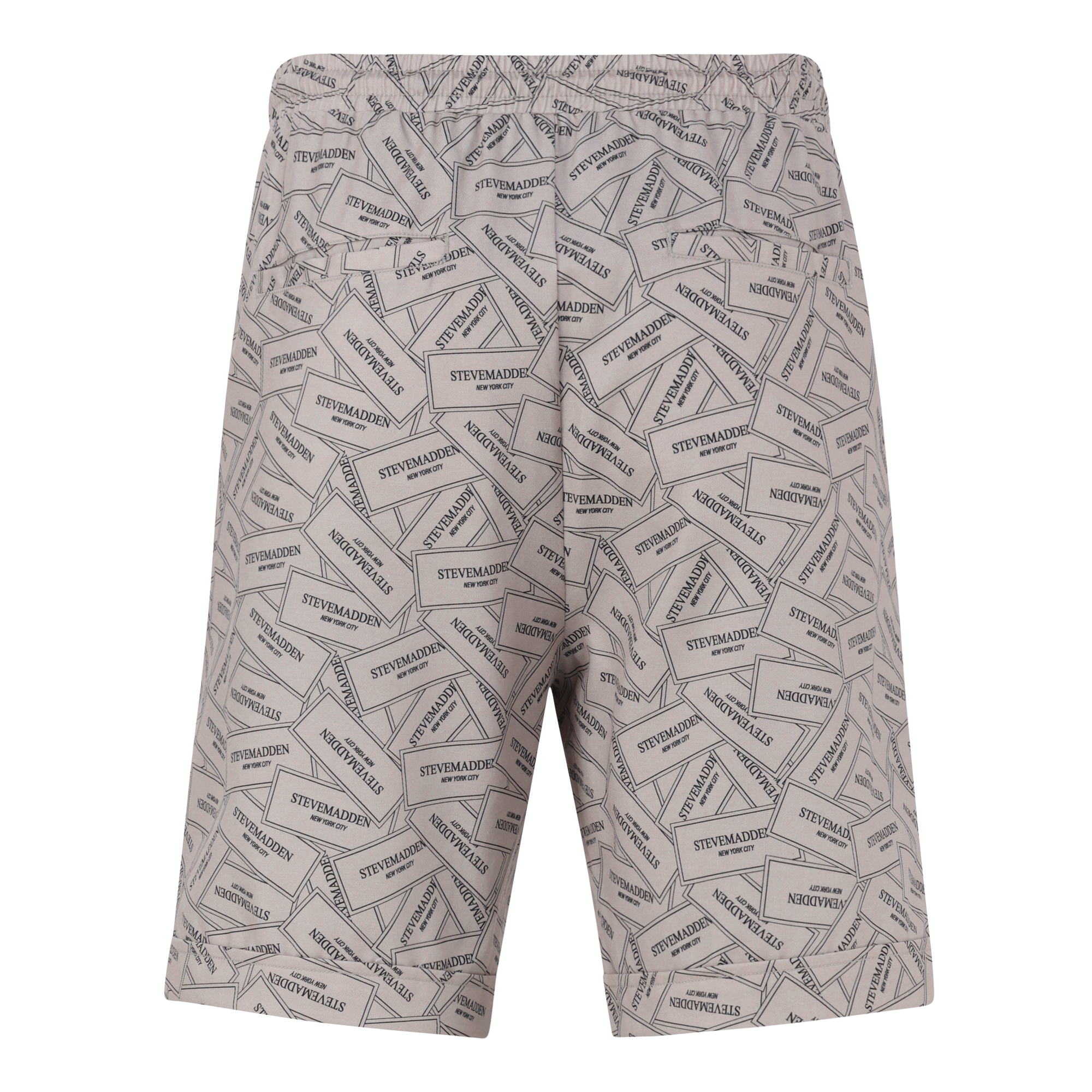 LEWIS KHAKI PRINTED SHORTS