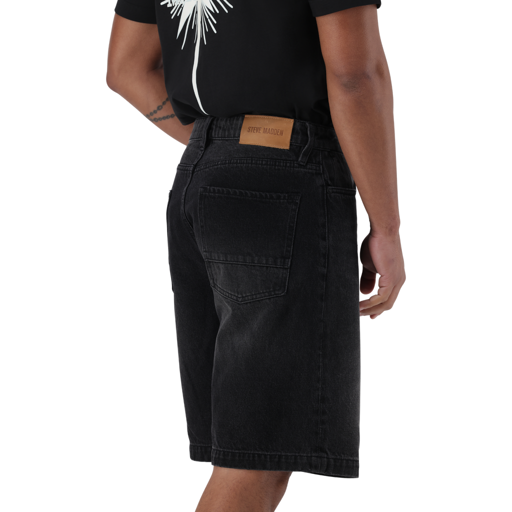 DEAN BLACK DENIM JORT