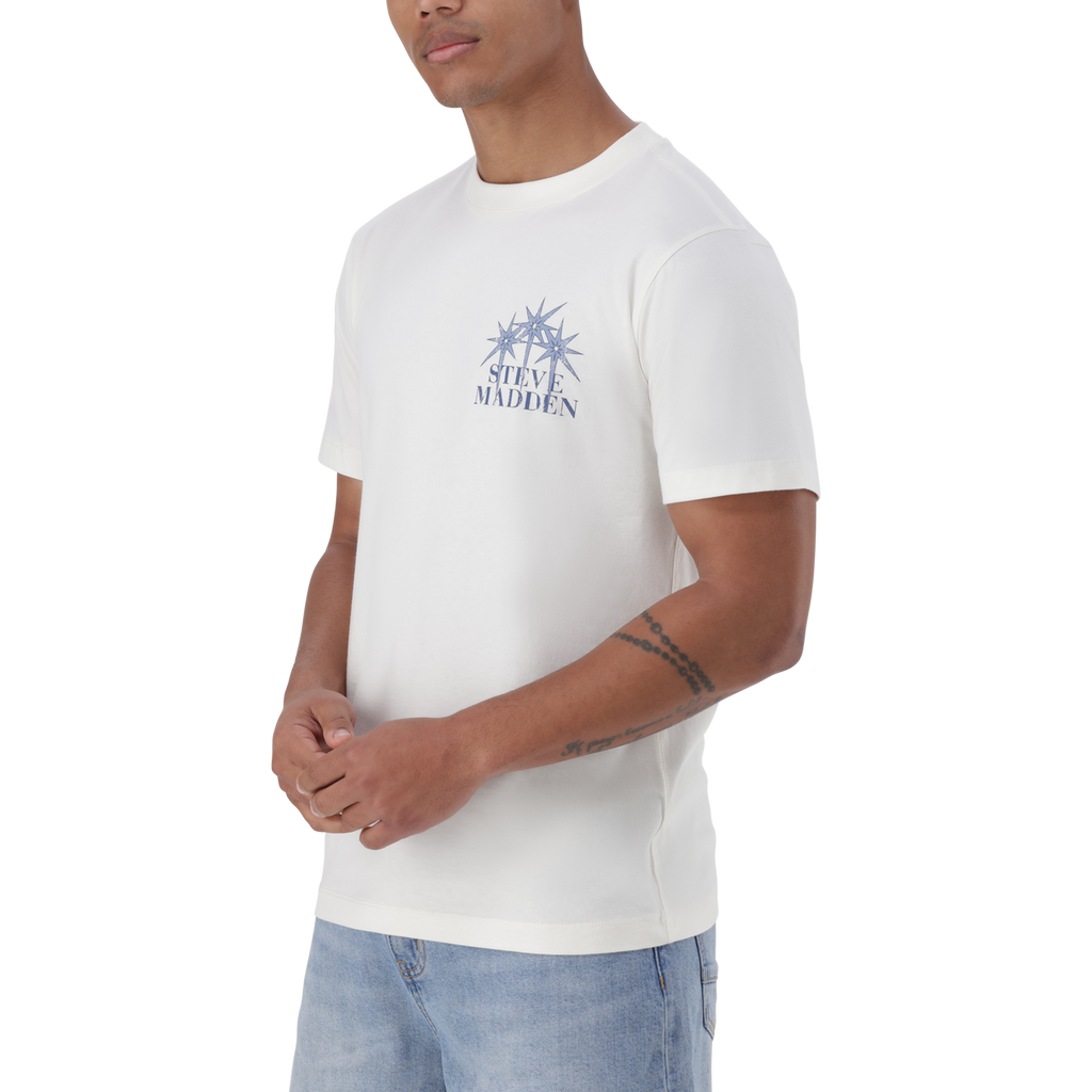 NIZ CREAM CREW NECK T-SHIRT