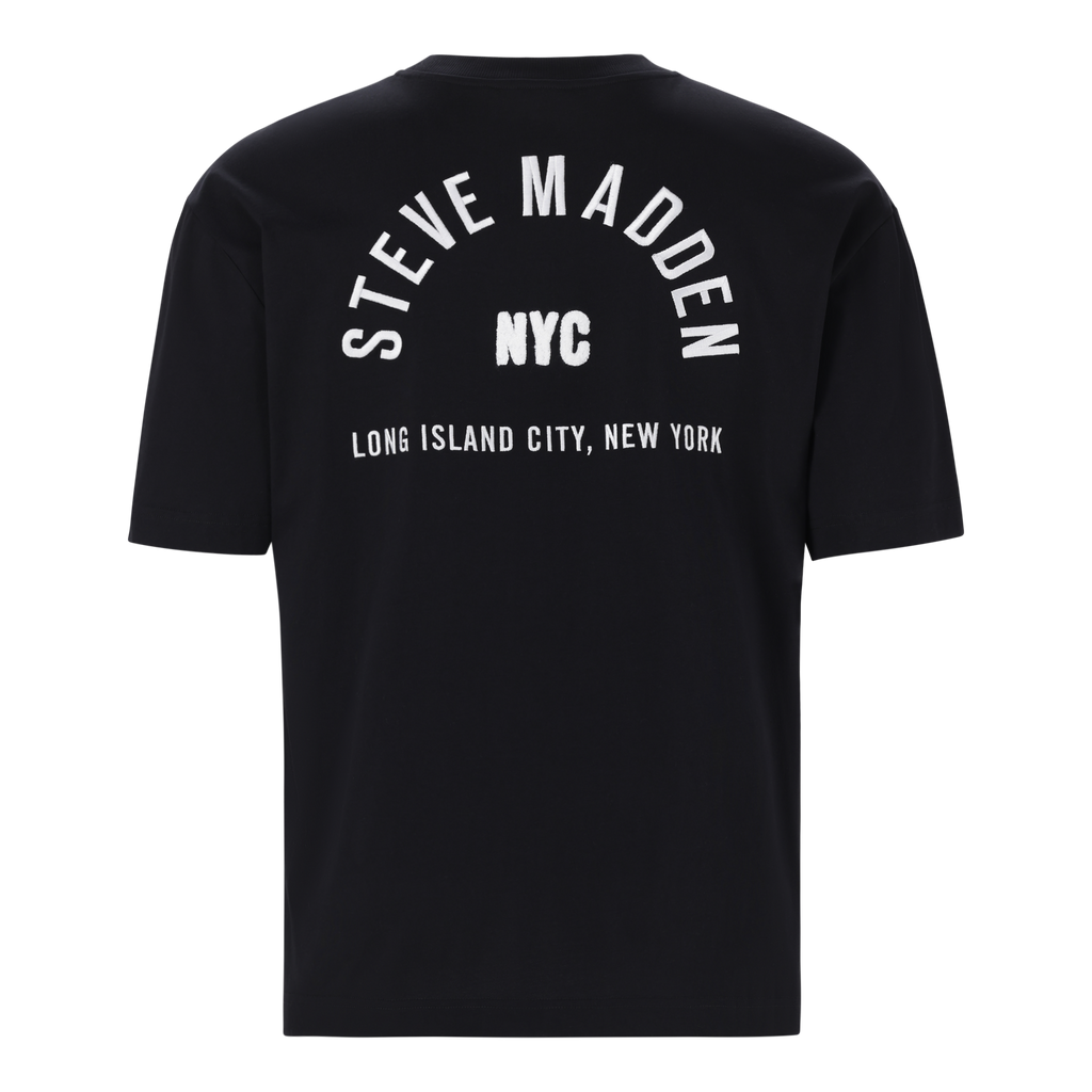 RAYNE BLACK CREW NECK T-SHIRT