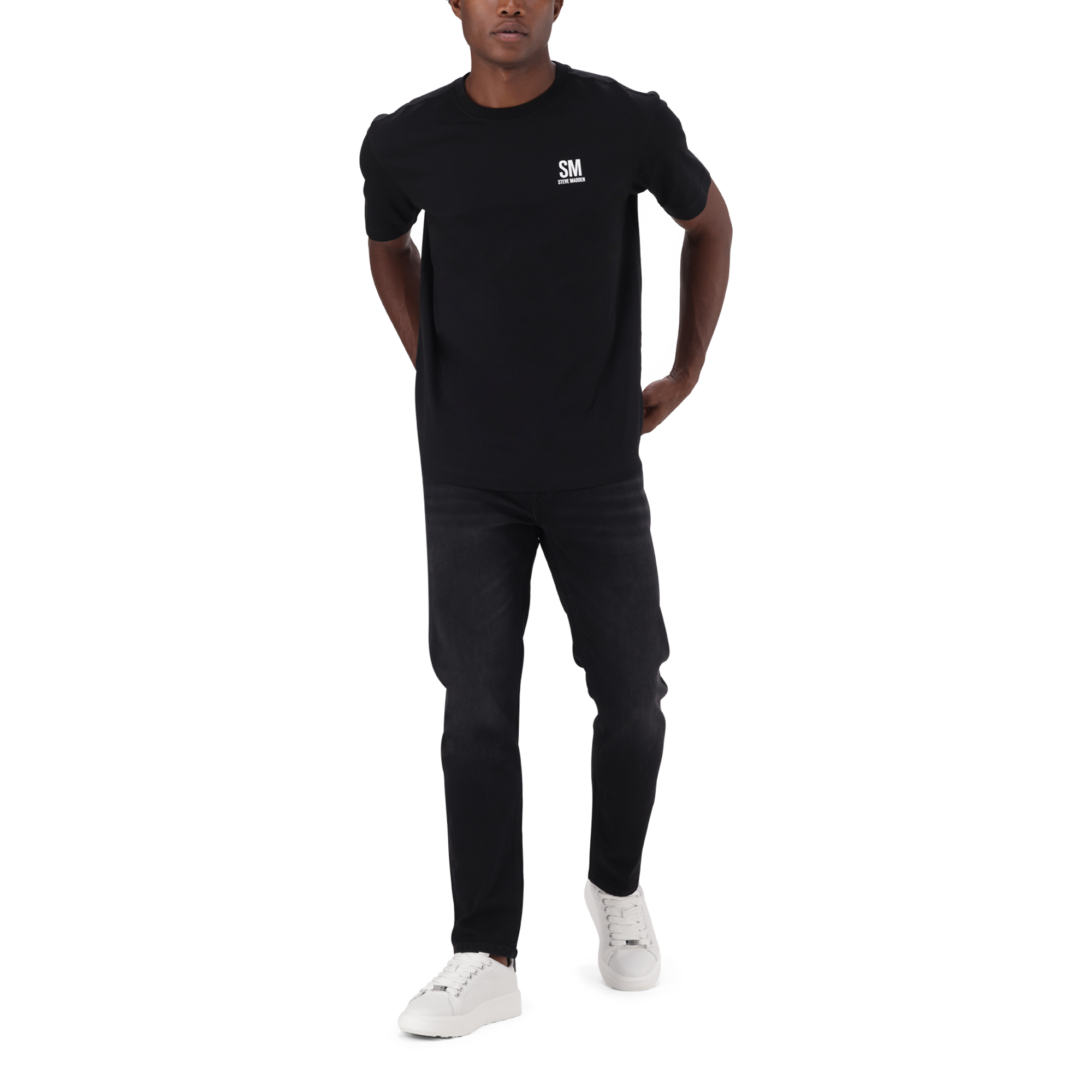 BAZ BLACK BOXY T-SHIRT