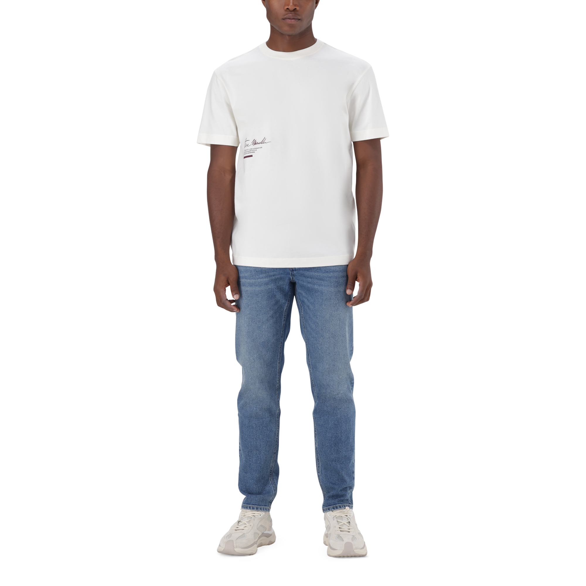 WYATT CREAM BOXY T-SHIRT