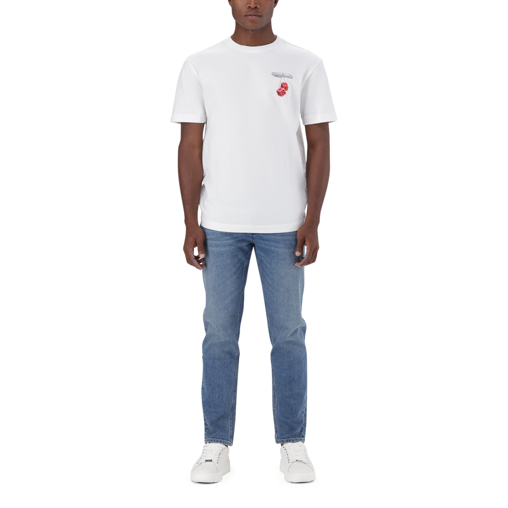 AUSTIN WHITE BOXY T-SHIRT