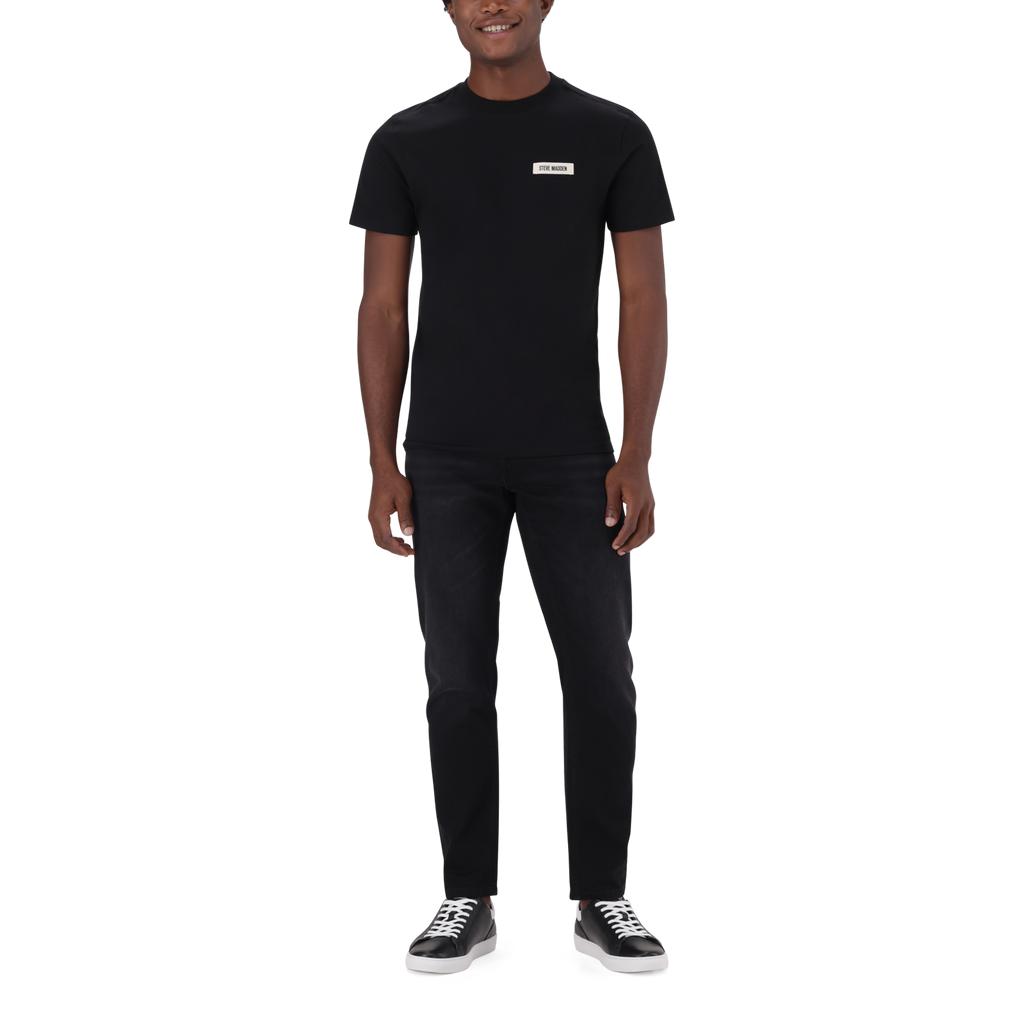JENS BLACK REGULAR T-SHIRT