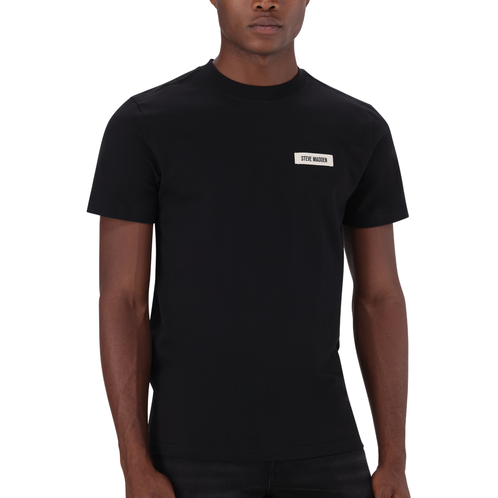 JENS BLACK REGULAR T-SHIRT