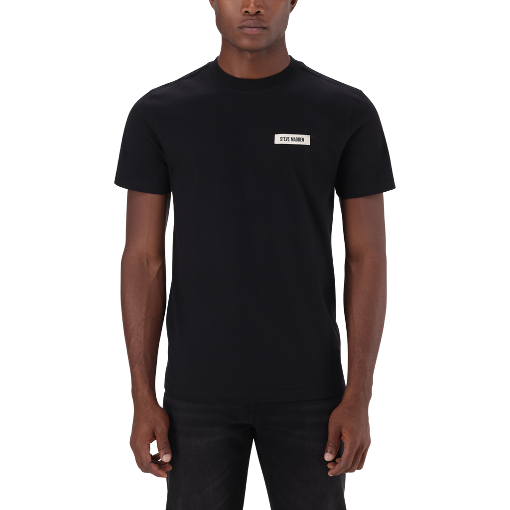 JENS BLACK REGULAR T-SHIRT
