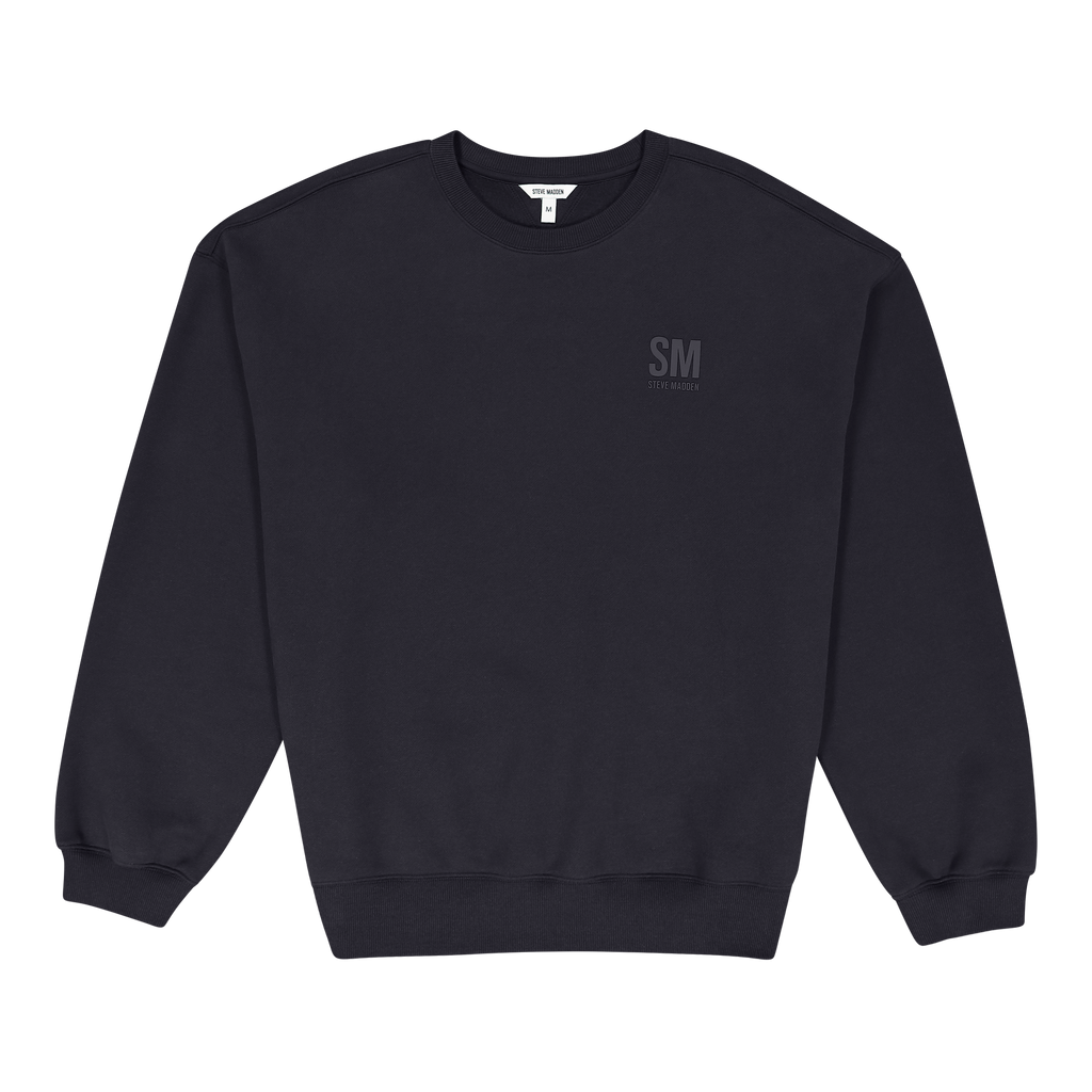 REIGN CHARCOAL RELAXED CREW NECK SWEAT