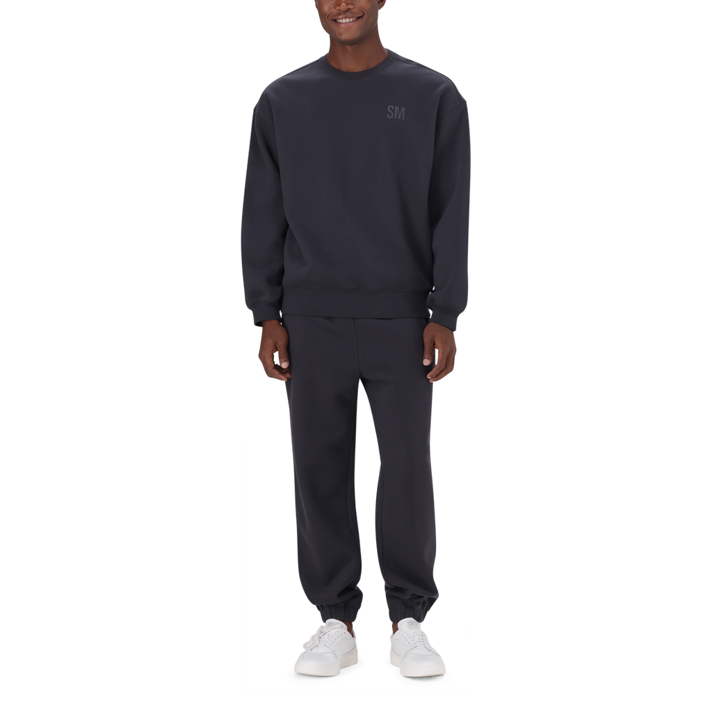 REIGN CHARCOAL RELAXED CREW NECK SWEAT