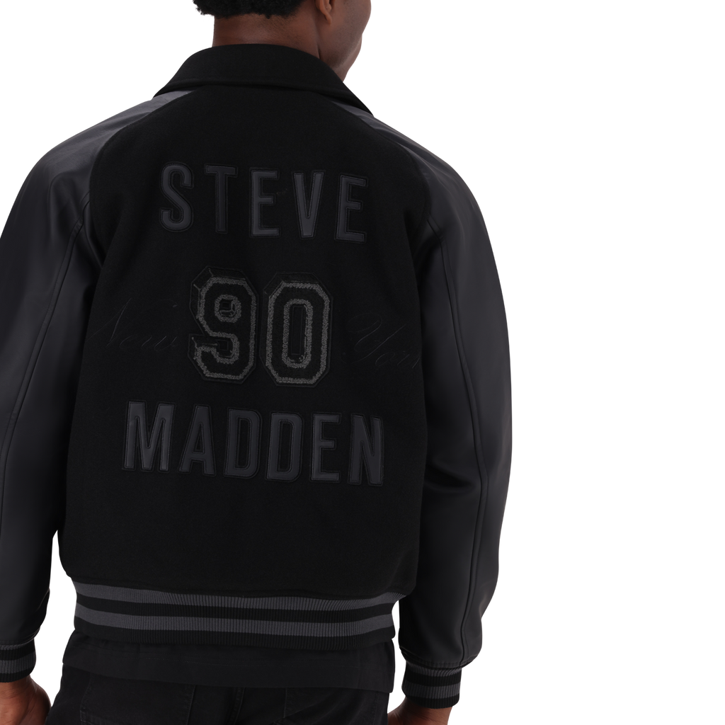 BRIGGS BLACK BASEBALL JACKET