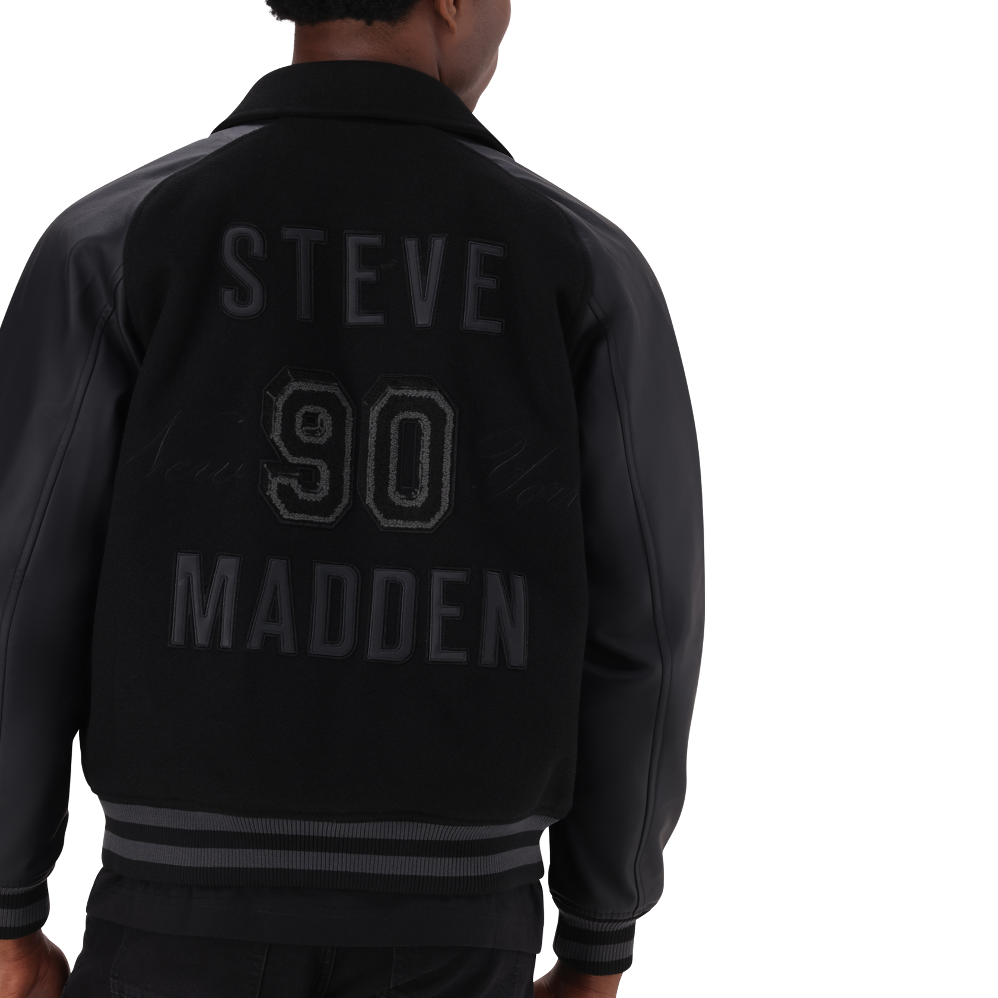 BRIGGS BLACK BASEBALL JACKET