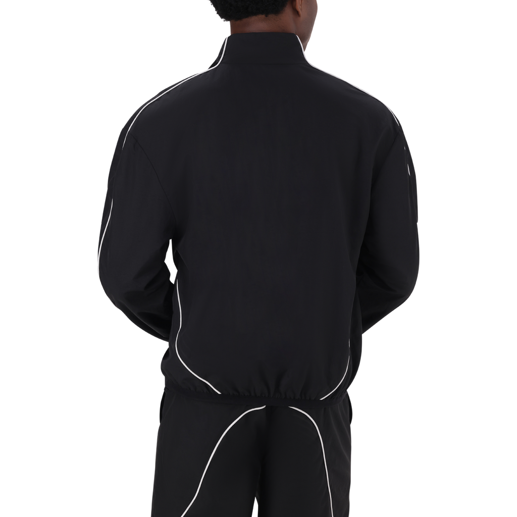 PLATO BLACK WHITE PIPING TRACK TOP