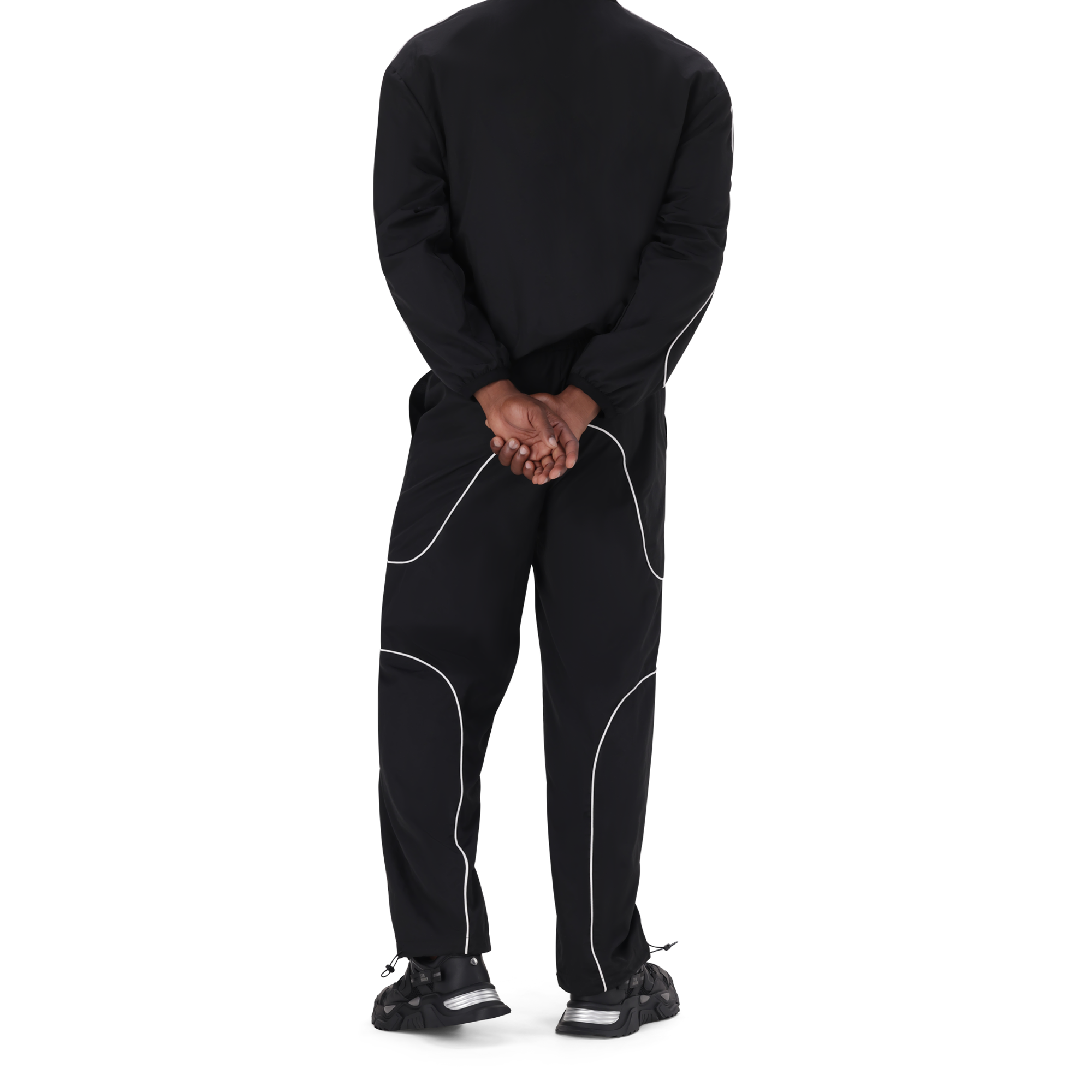 PEREZ BLACK PIPING TRACK BOTTOM