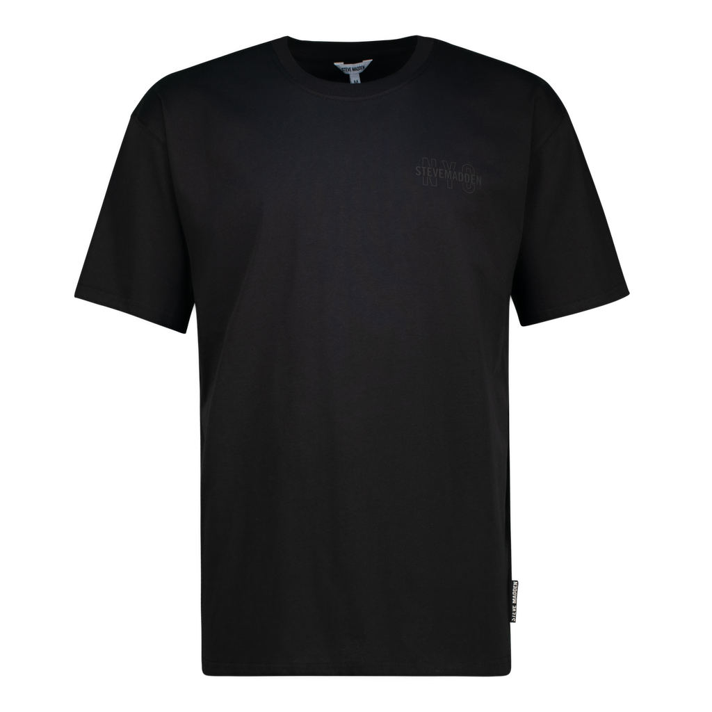 GRAYSON BLACK BOXY LOGO T-SHIRT