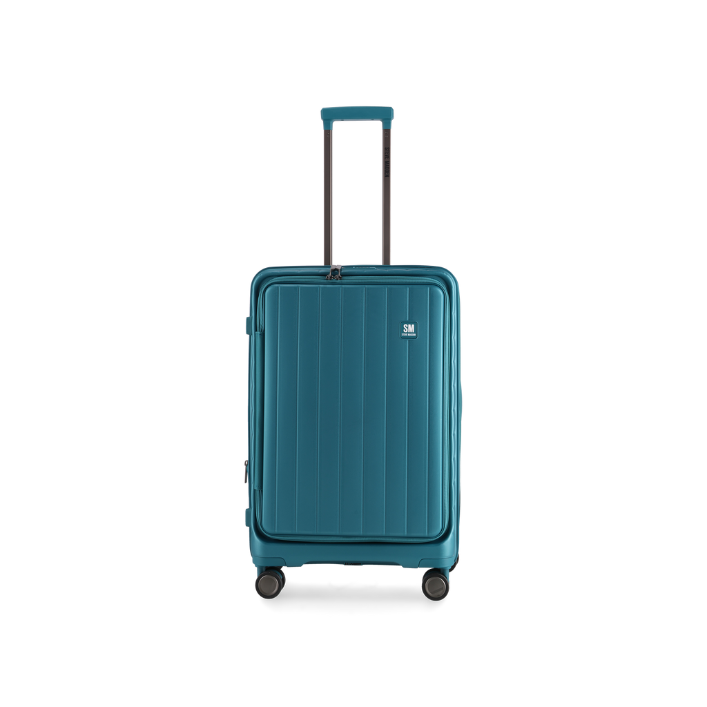 MANHATTAN JET SET TEAL BLUE LUGGAGE - MEDIUM 64cm