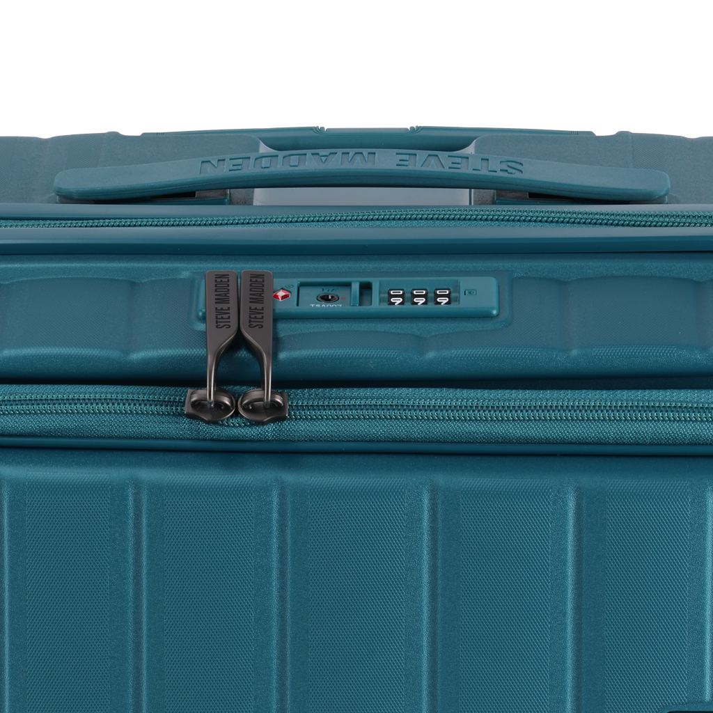MANHATTAN JET SET TEAL BLUE LUGGAGE - MEDIUM 64cm