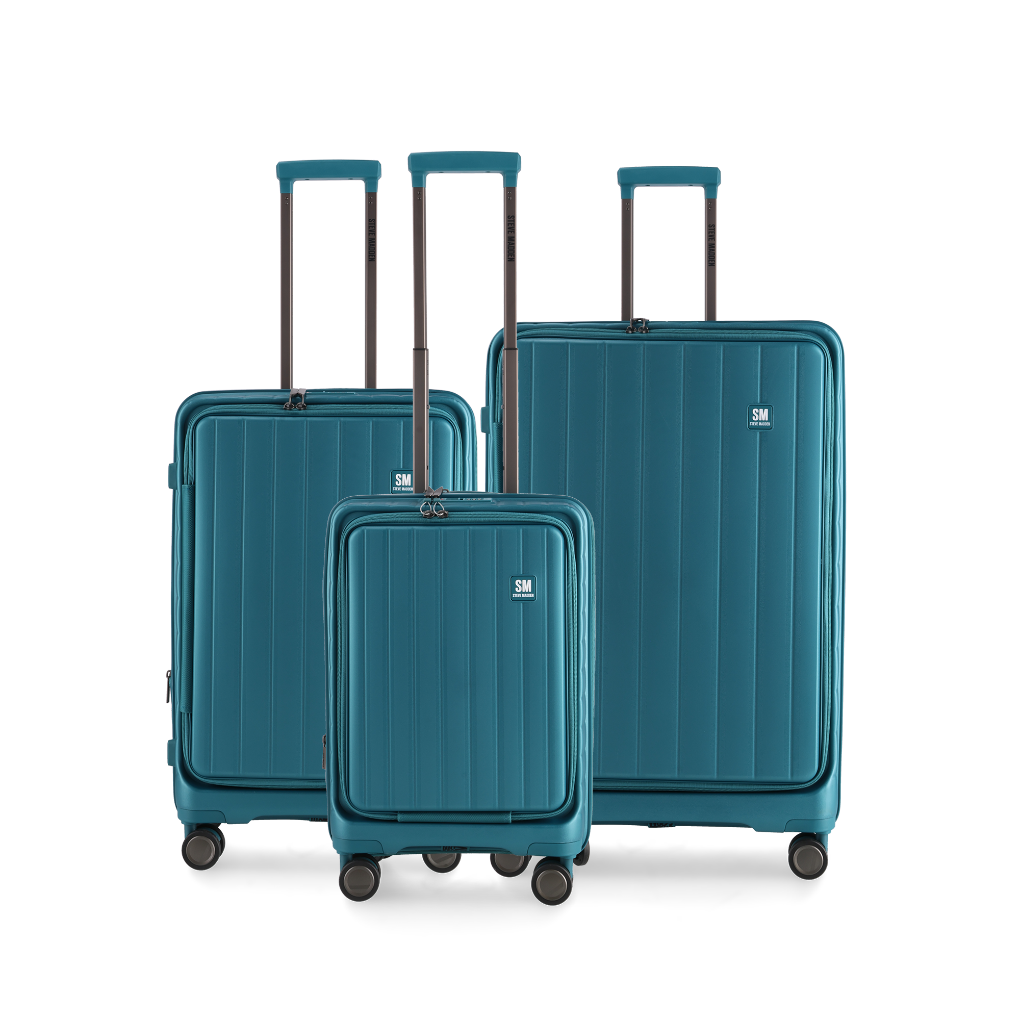 MANHATTAN JET SET TEAL BLUE LUGGAGE - LARGE 74cm