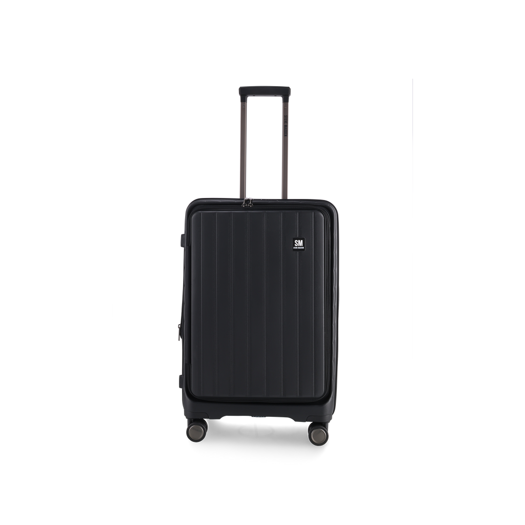 MANHATTAN JET SET BLACK LUGGAGE SET OF 3 TRAVEL CASES