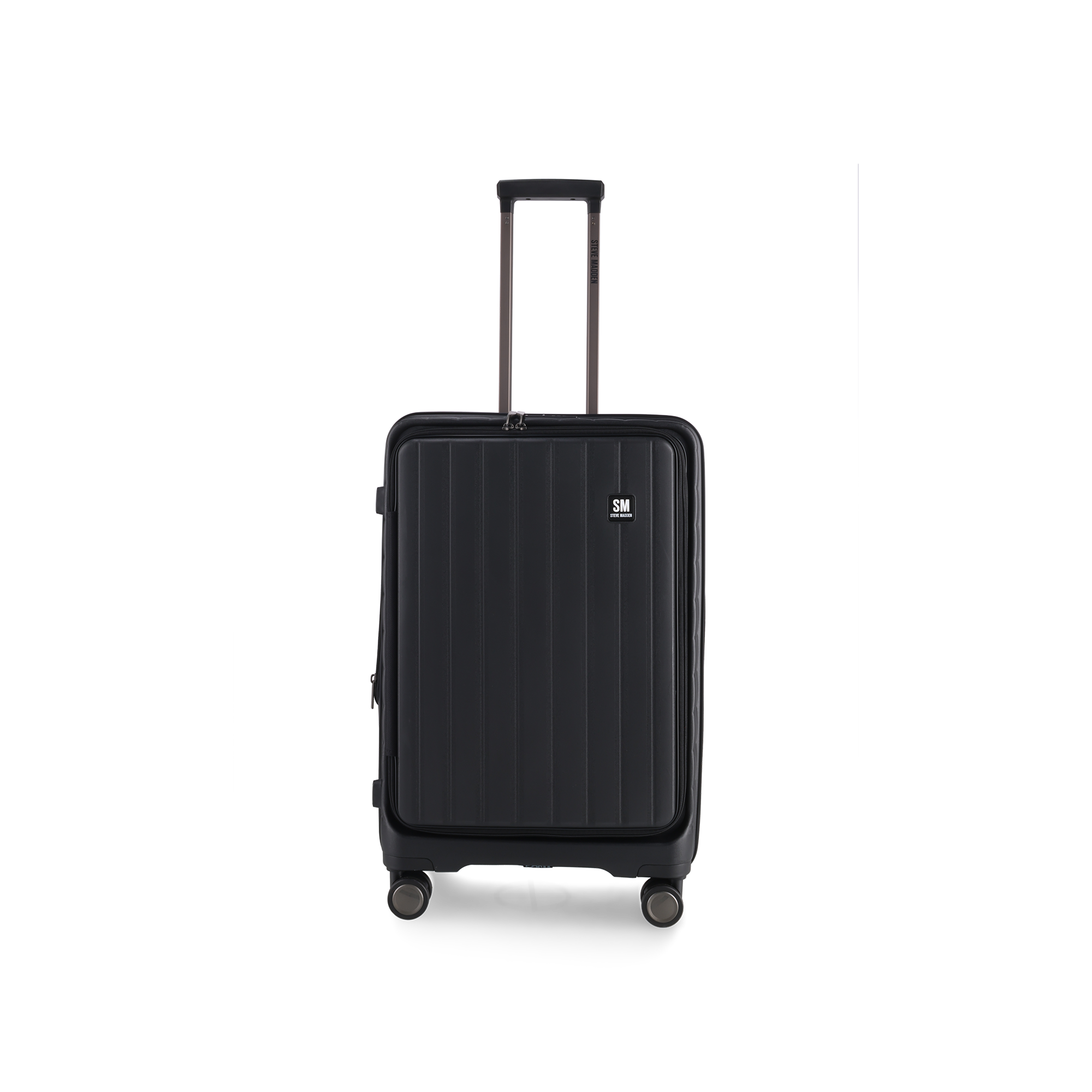 MANHATTAN JET SET BLACK LUGGAGE SET OF 3 TRAVEL CASES
