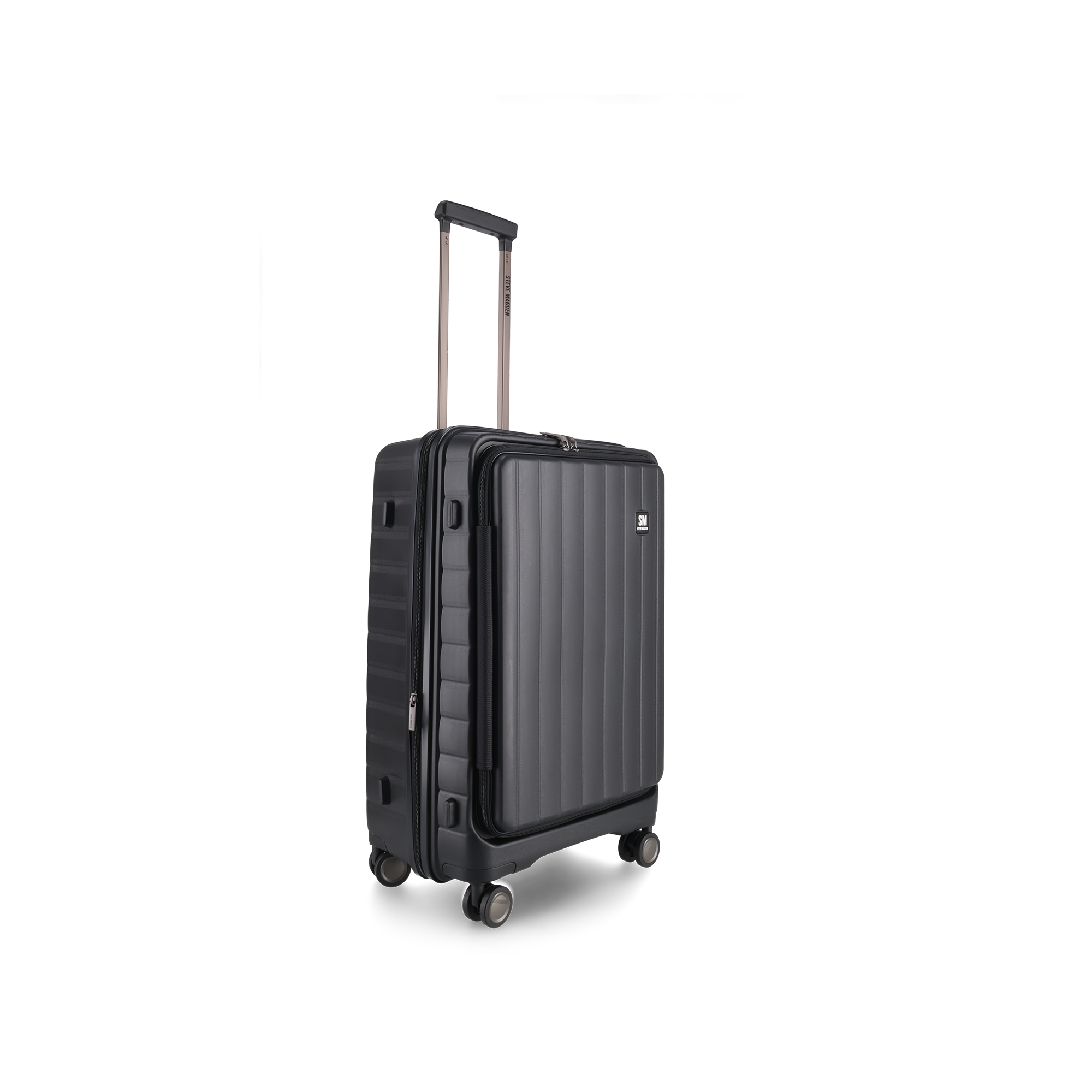 MANHATTAN JET SET BLACK LUGGAGE SET OF 3 TRAVEL CASES