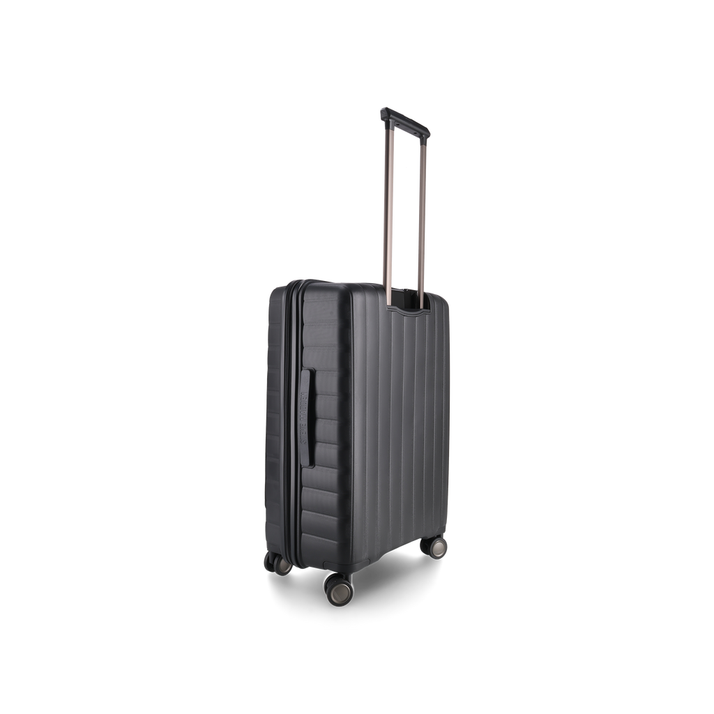 MANHATTAN JET SET BLACK LUGGAGE SET OF 3 TRAVEL CASES
