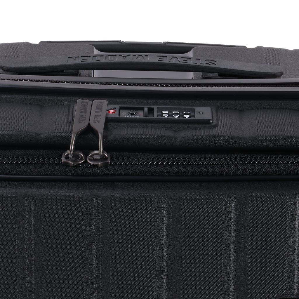 MANHATTAN JET SET BLACK LUGGAGE - MEDIUM 64cm