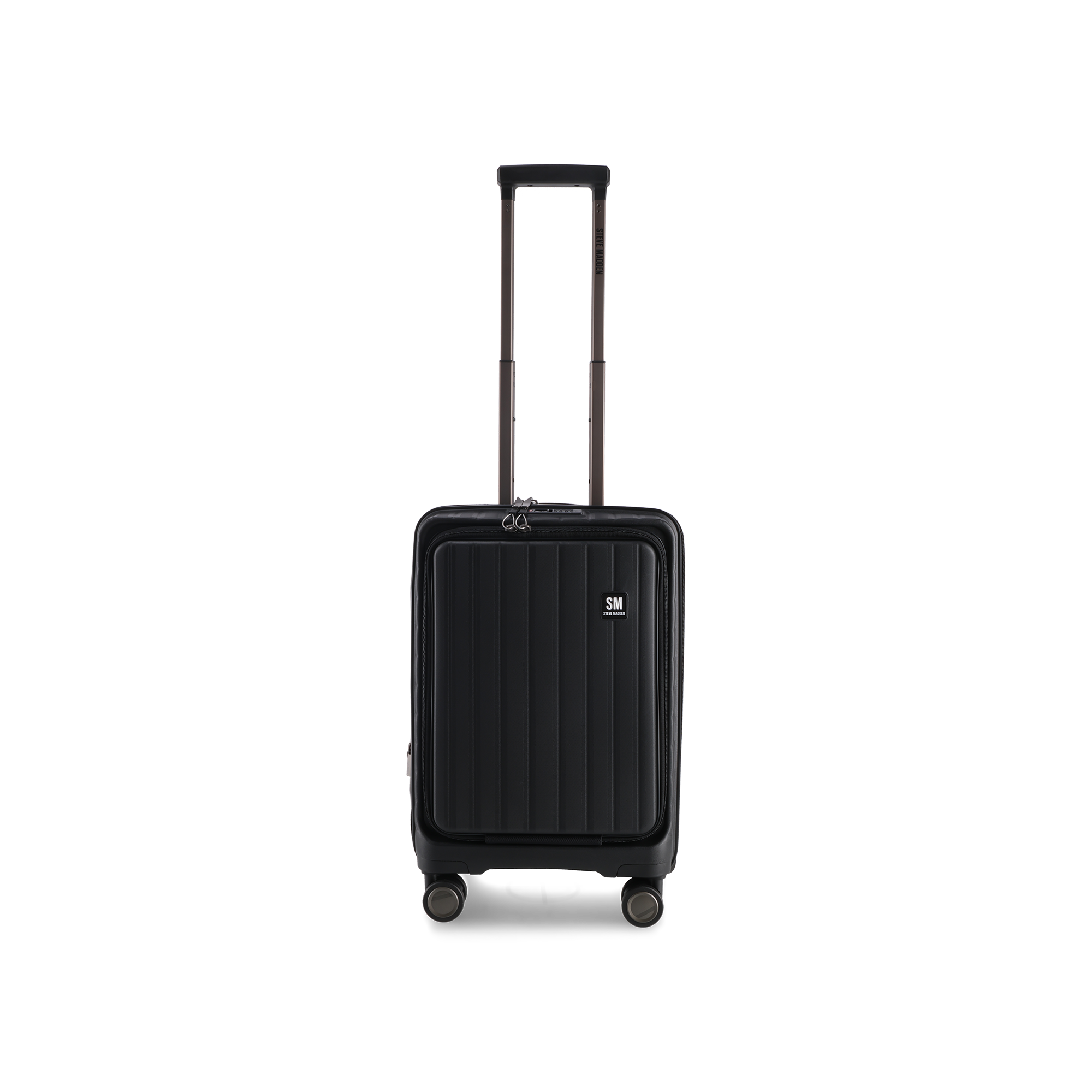 MANHATTAN JET SET BLACK LUGGAGE SET OF 3 TRAVEL CASES