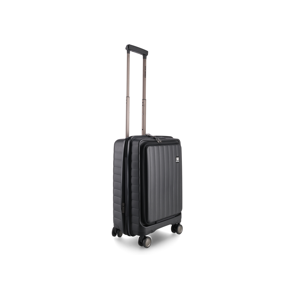 MANHATTAN JET SET BLACK LUGGAGE SET OF 3 TRAVEL CASES