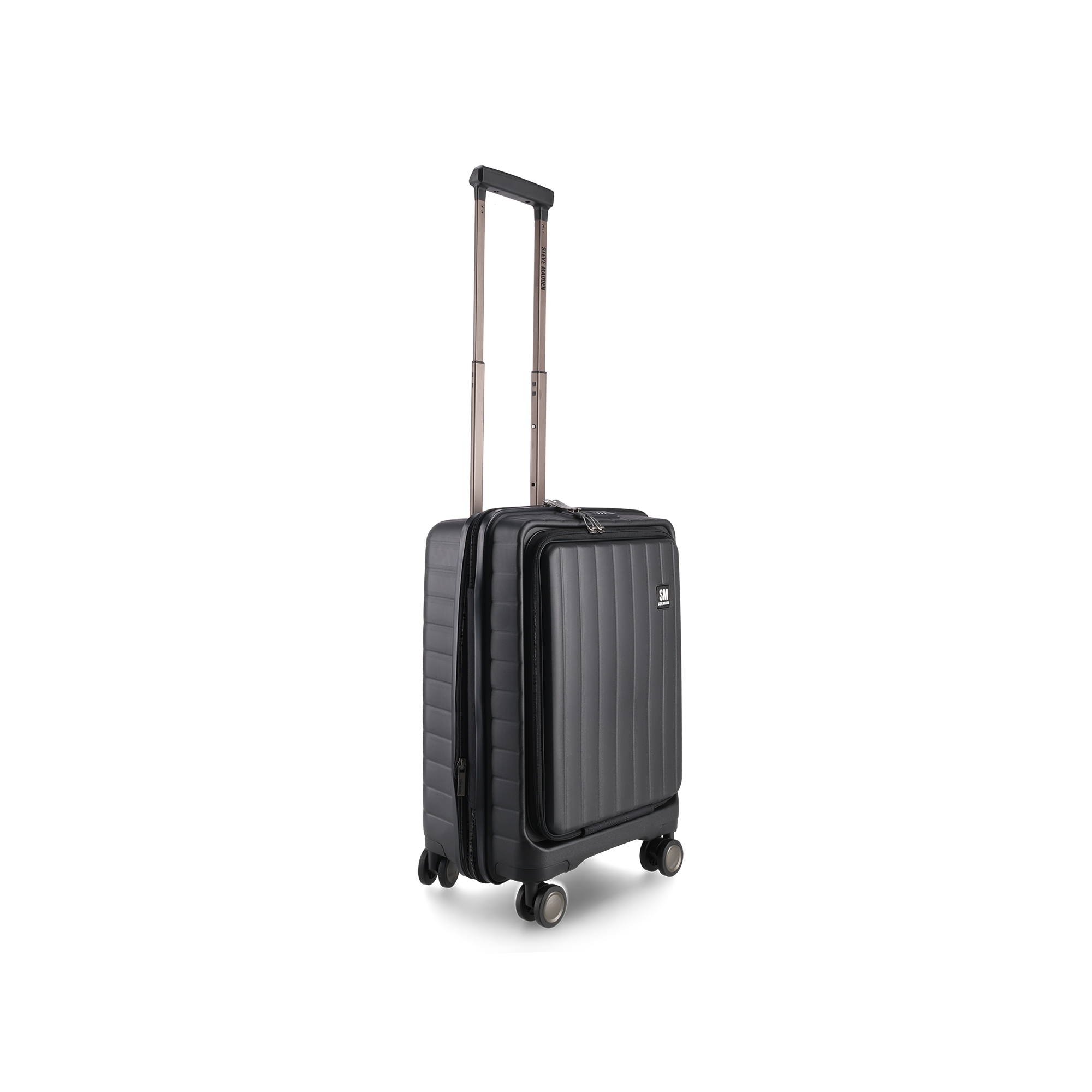 MANHATTAN JET SET BLACK LUGGAGE SET OF 3 TRAVEL CASES