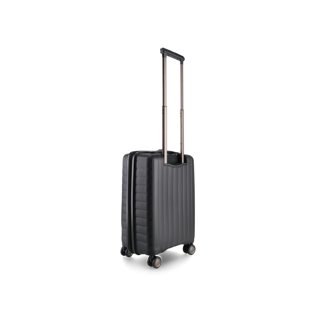 MANHATTAN JET SET BLACK LUGGAGE SET OF 3 TRAVEL CASES