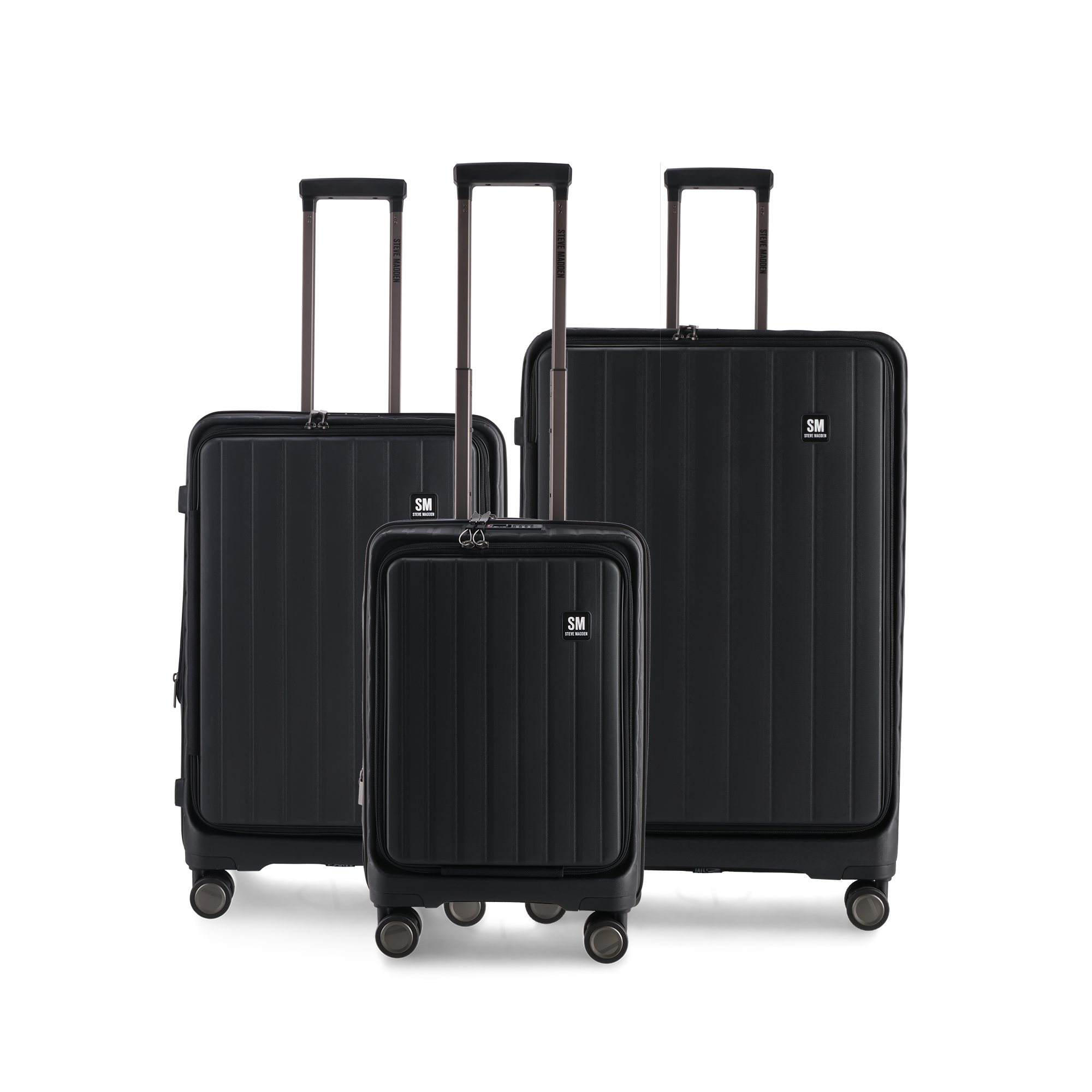 MANHATTAN JET SET BLACK LUGGAGE - CARRY ON 54cm