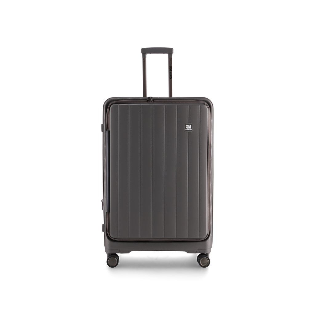 MANHATTAN JET SET GREY LUGGAGE SET OF 3 TRAVEL CASES