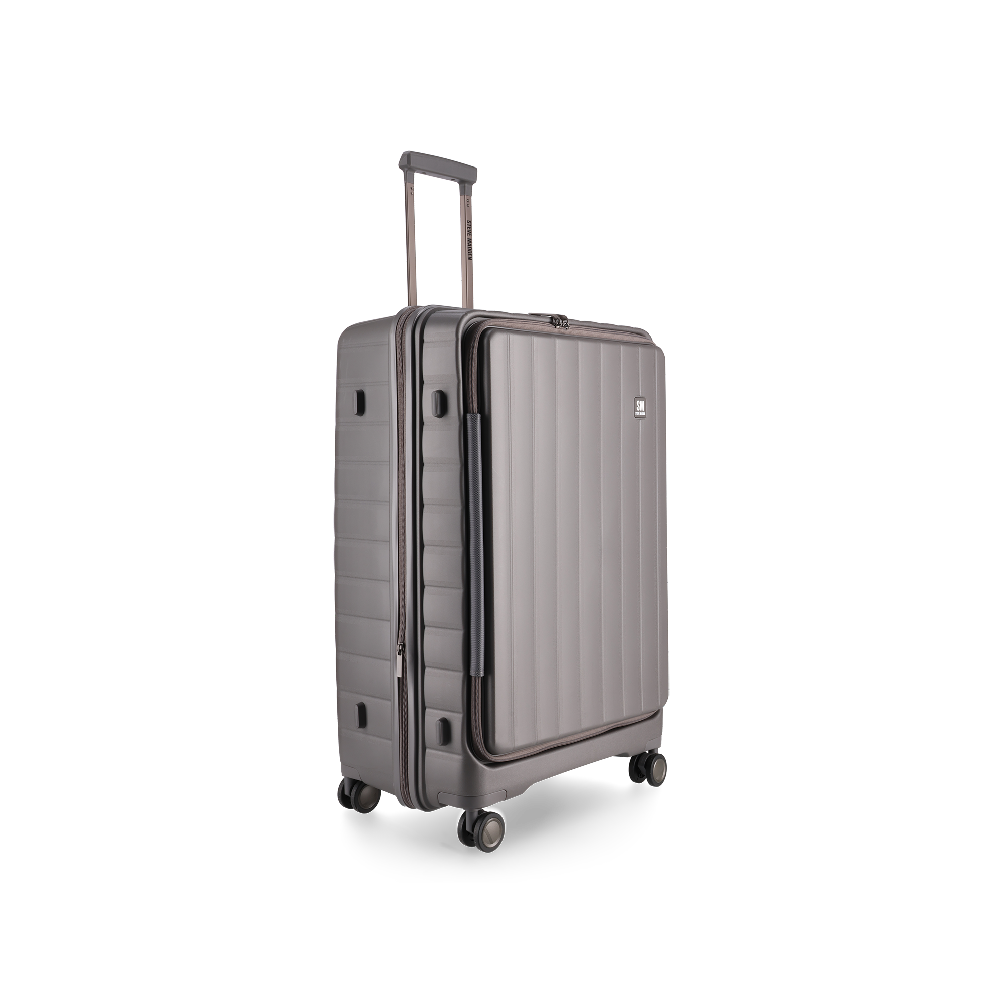 MANHATTAN JET SET GREY LUGGAGE SET OF 3 TRAVEL CASES