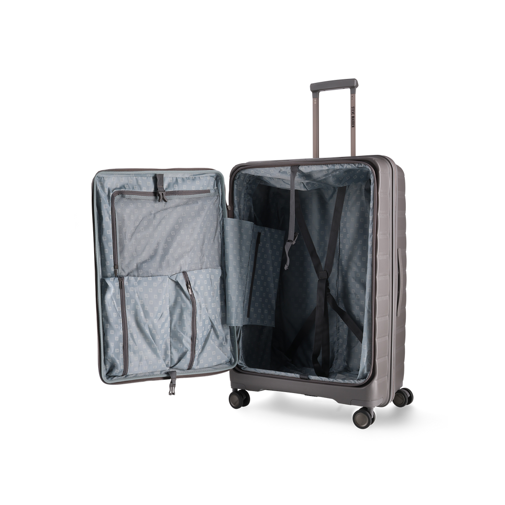 MANHATTAN JET SET GREY LUGGAGE - LARGE 74cm