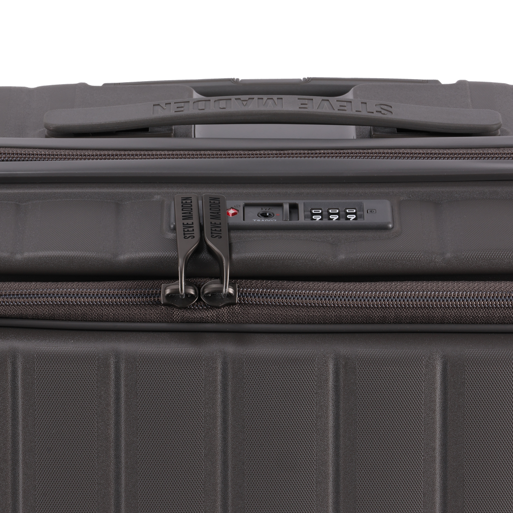 MANHATTAN JET SET GREY LUGGAGE SET OF 3 TRAVEL CASES