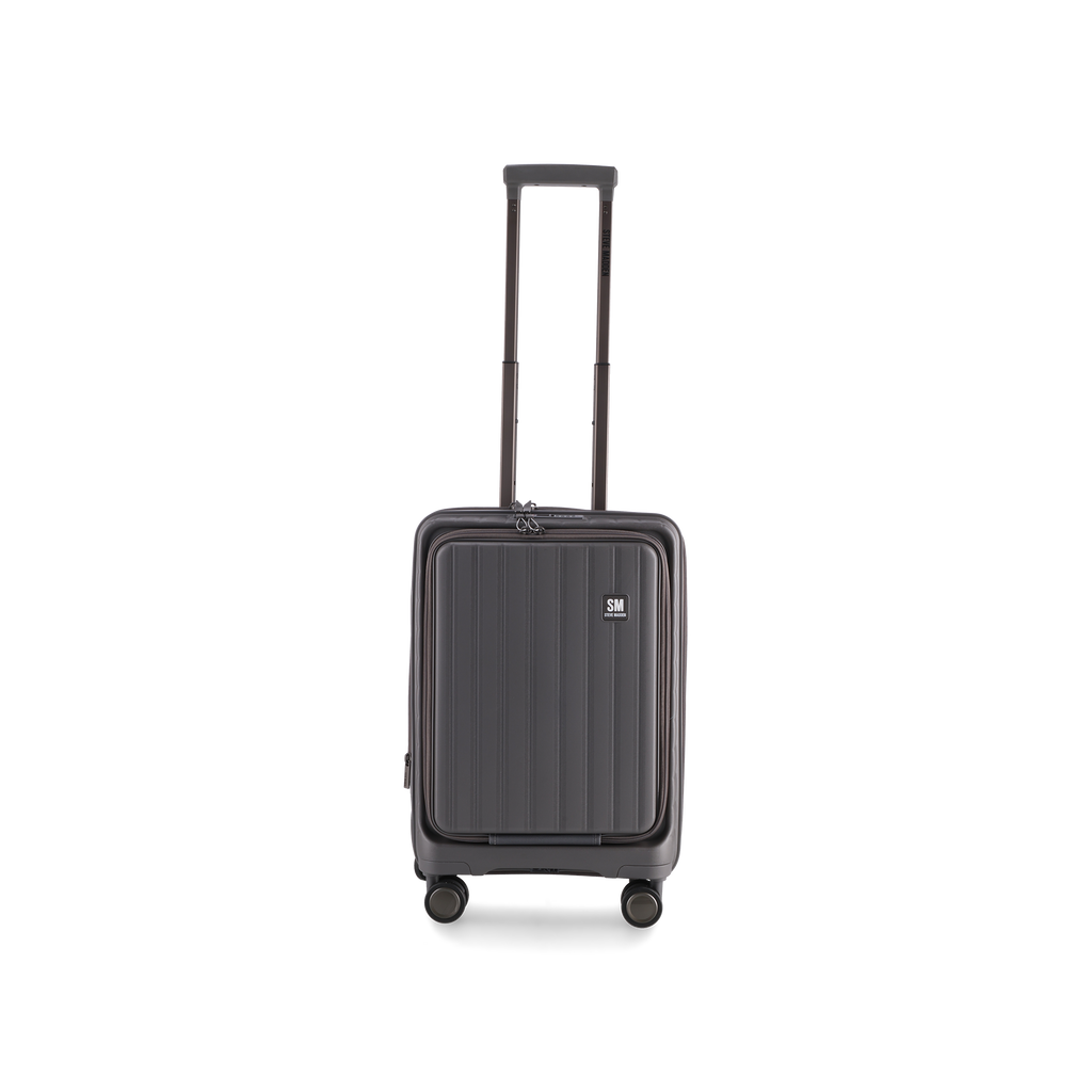 MANHATTAN JET SET GREY LUGGAGE SET OF 3 TRAVEL CASES
