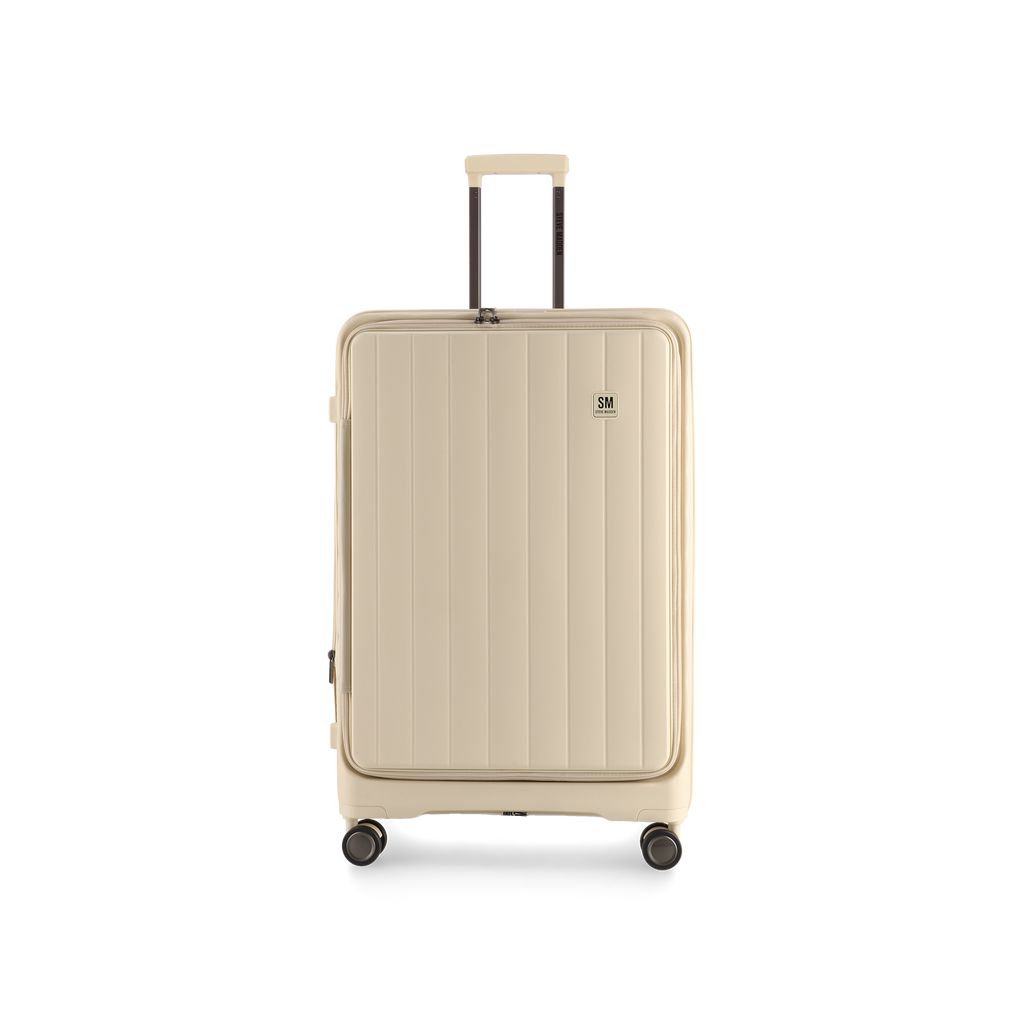 MANHATTAN JET SET CREAM LUGGAGE SET OF 3 TRAVEL CASES