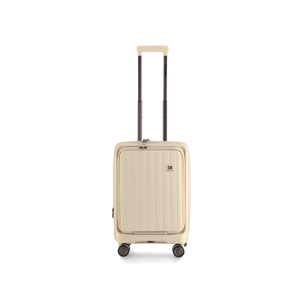 MANHATTAN JET SET CREAM LUGGAGE SET OF 3 TRAVEL CASES
