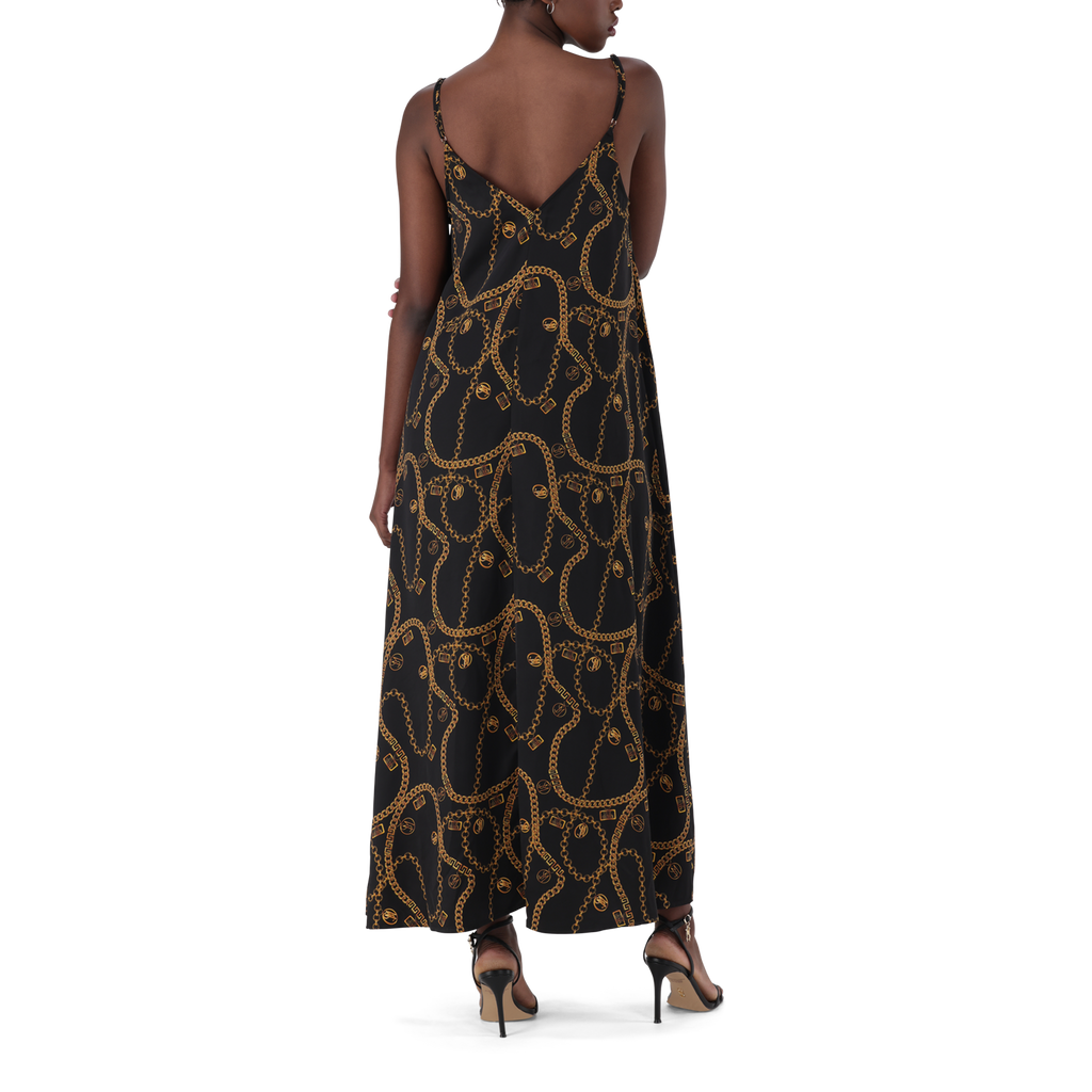 ZAHARA BLACK CAMISOLE DRESS