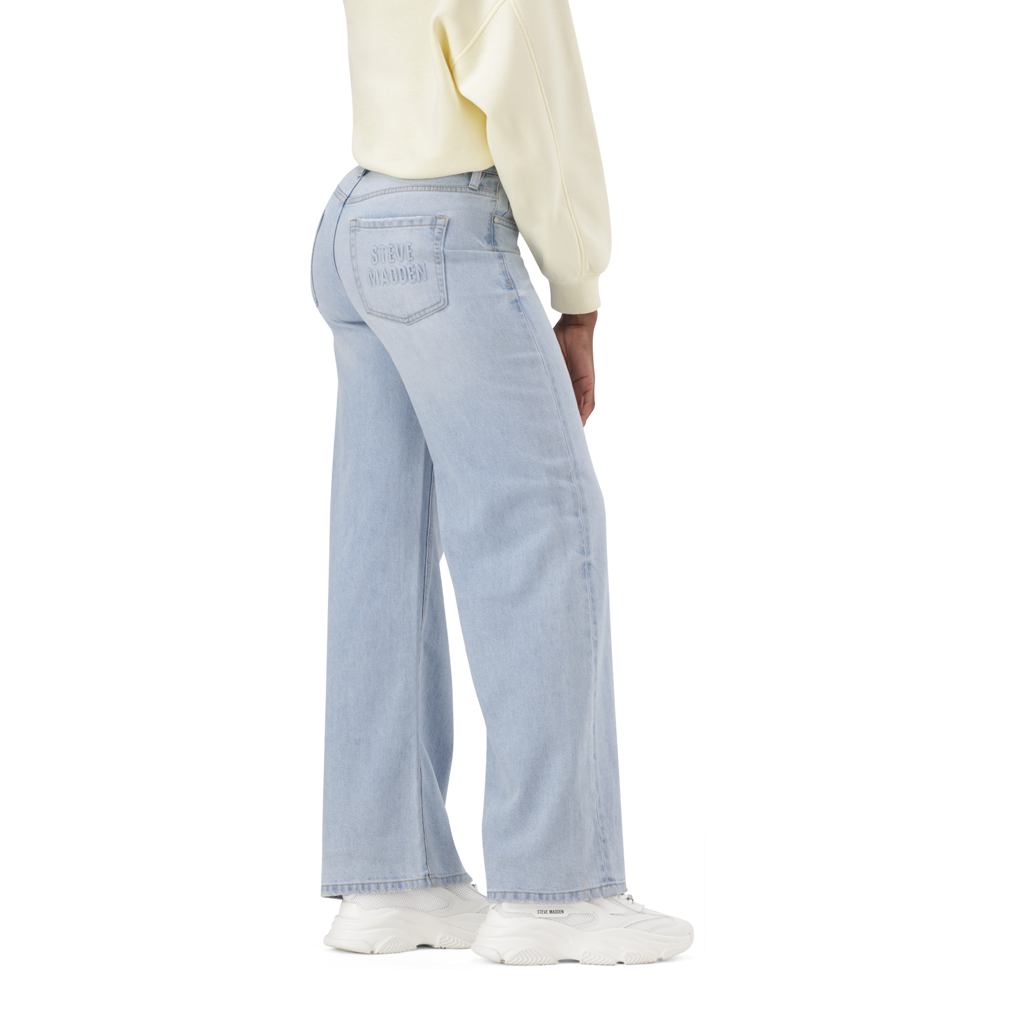 LEAH LIGHT WASH WIDELEG
