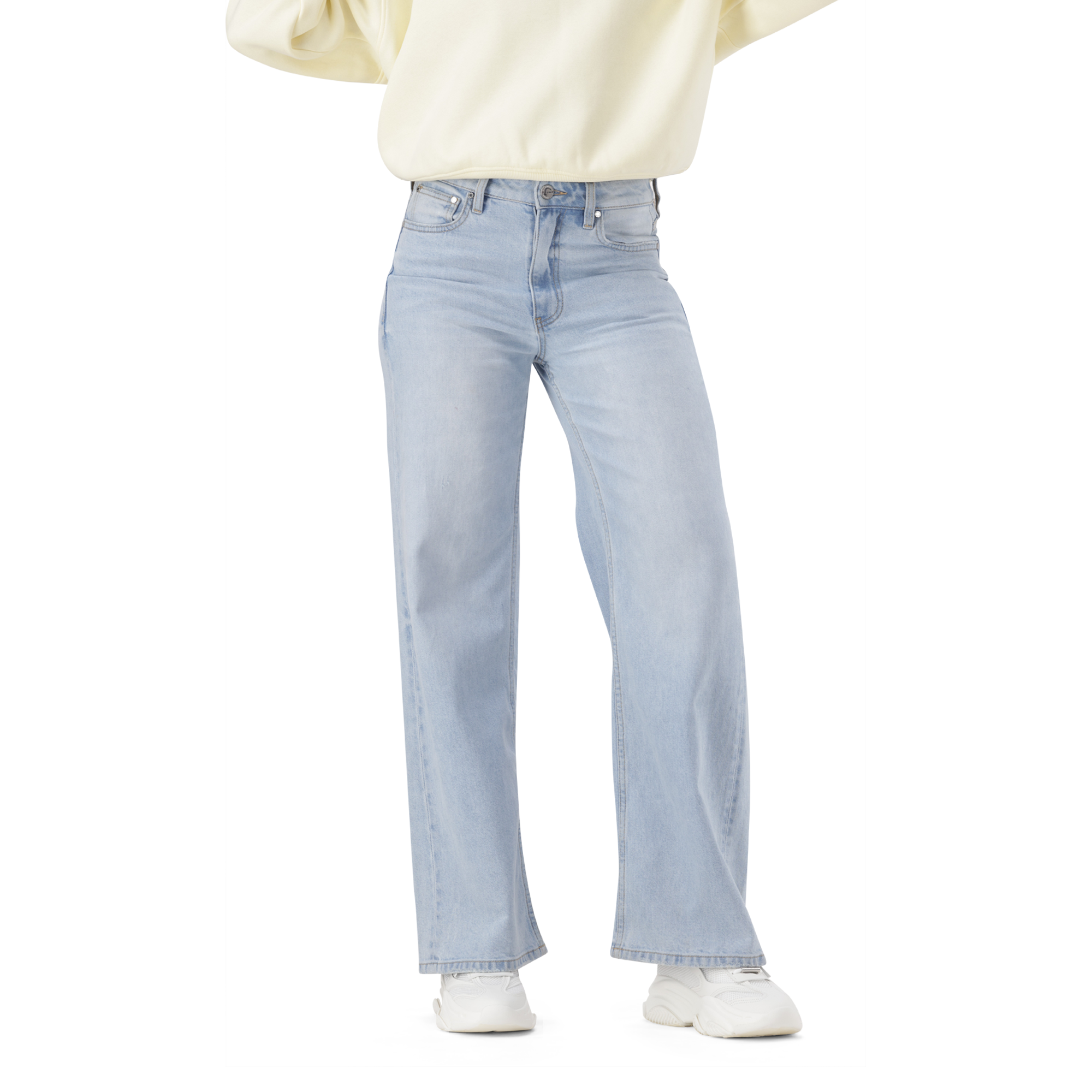 LEAH LIGHT WASH WIDELEG