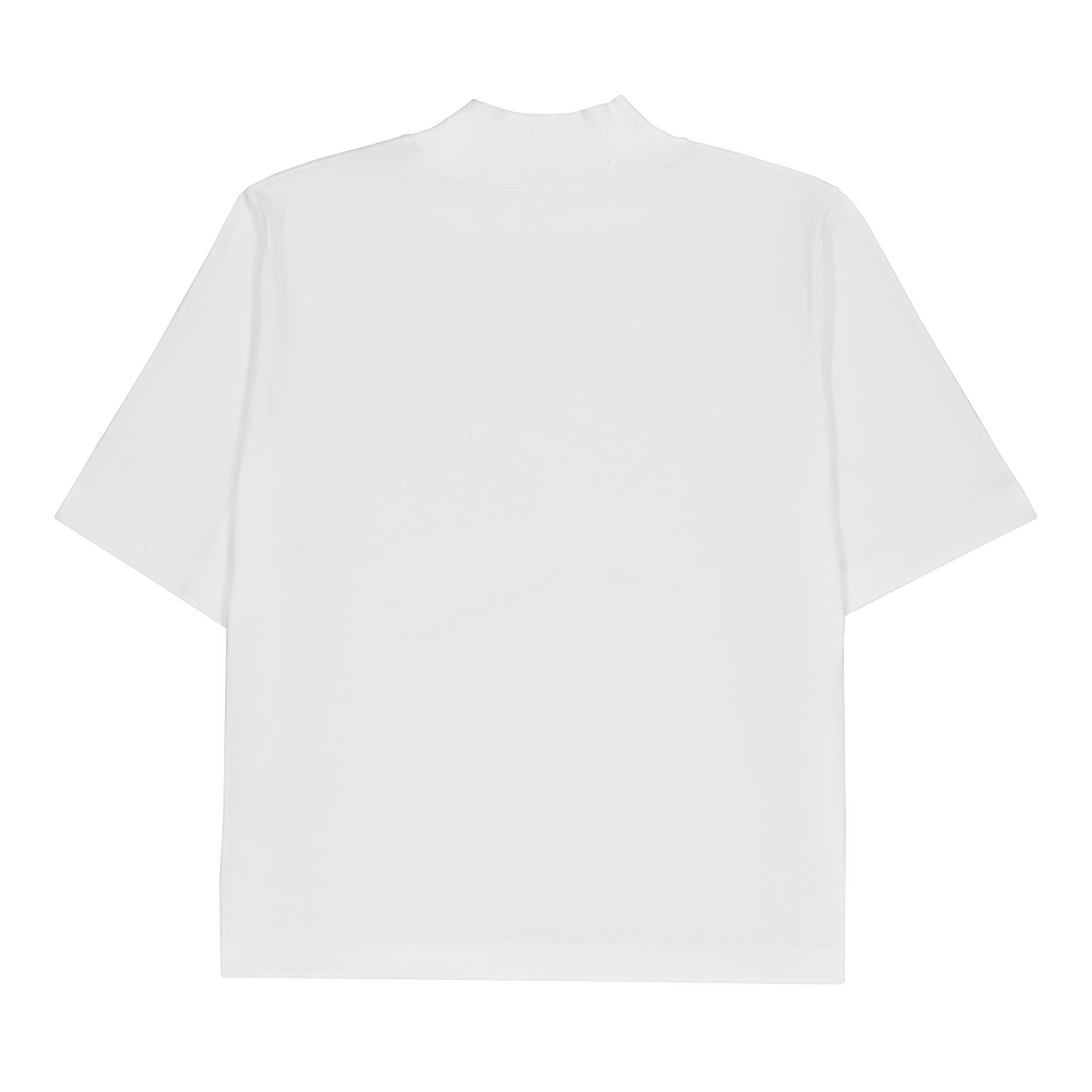 KELLY WHITE HIGH NECK T-SHIRT